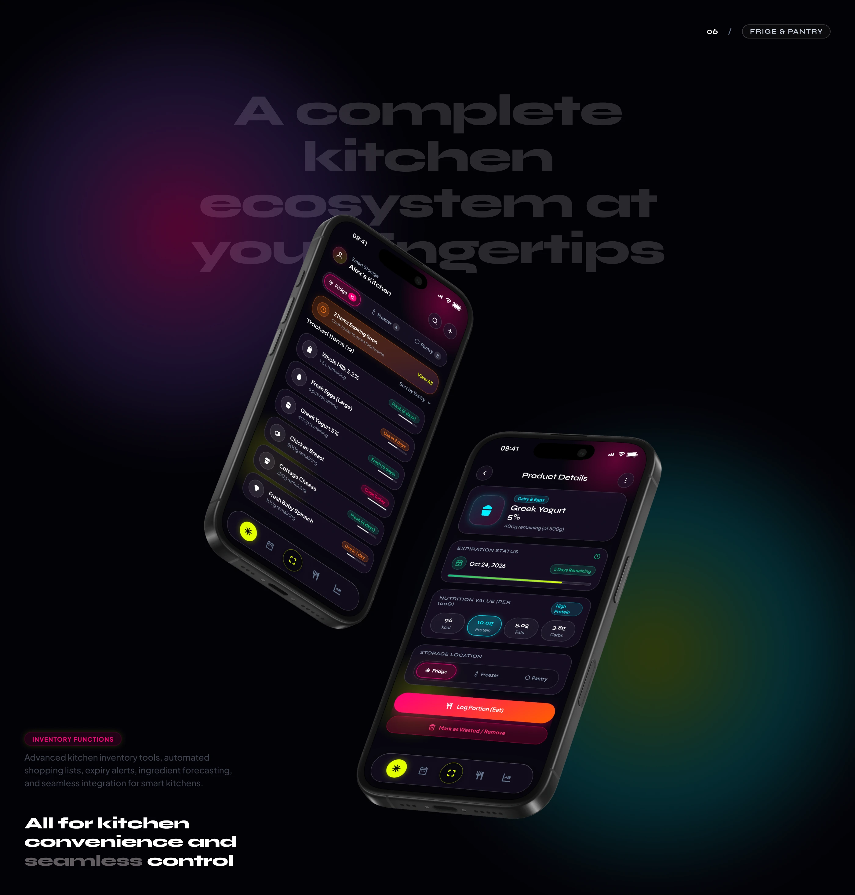 KitchenSync | Food App & UX UI Design — Изображение №4 — Интерфейсы на Dprofile