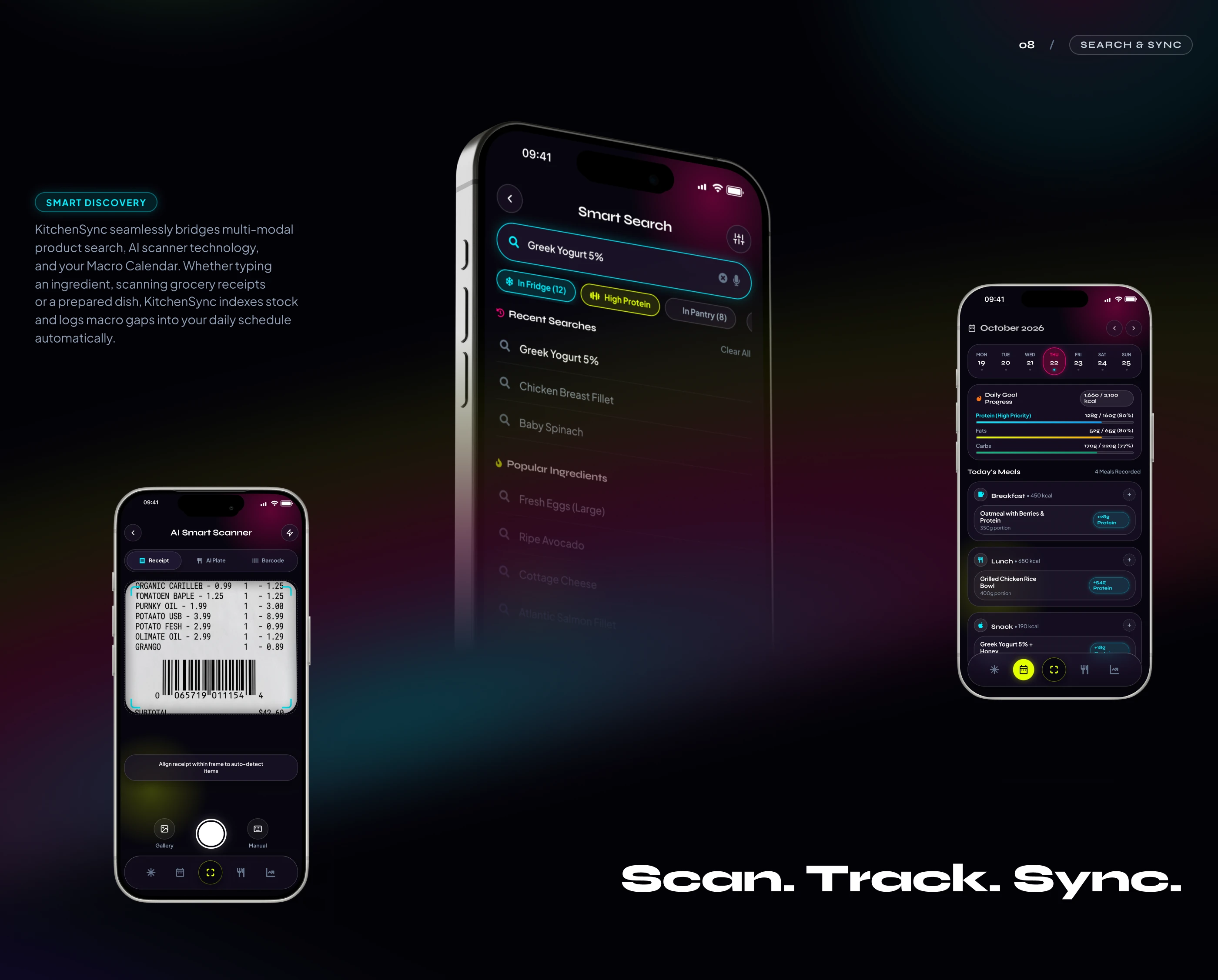 KitchenSync | Food App & UX UI Design — Изображение №6 — Интерфейсы на Dprofile