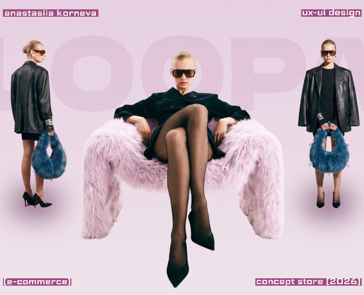 LOOPA | E-COMMERCE UX/UI DESIGN — Интерфейсы, Брендинг на Dprofile