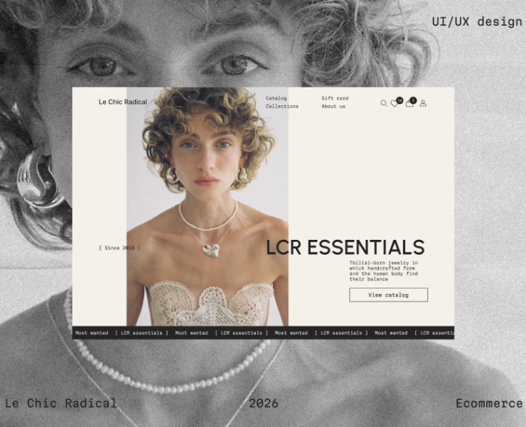 Le Chic Radical website redesign — Интерфейсы на Dprofile
