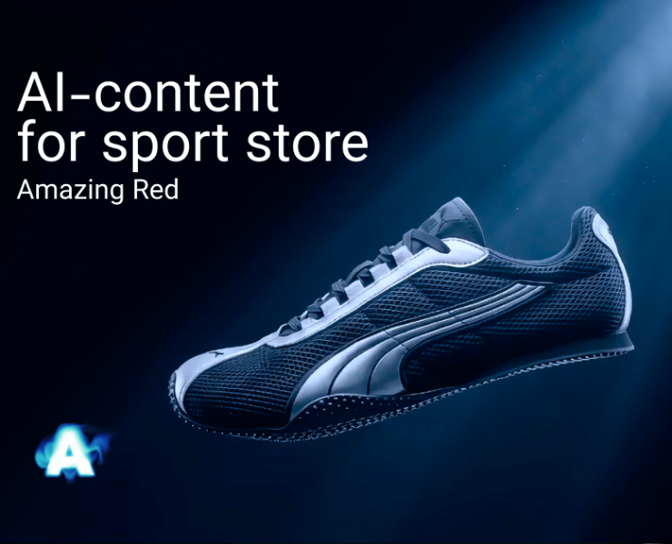 AI-контент для спортивного магазина | Amazing Red — Маркетинг, Нейро на Dprofile