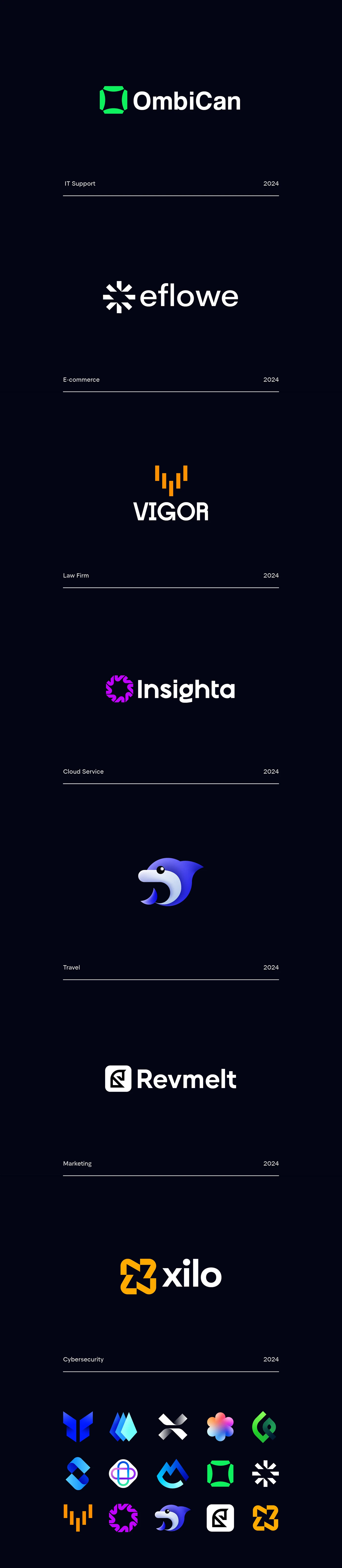 Logomarks 2024 — Изображение №3 — Брендинг на Dprofile