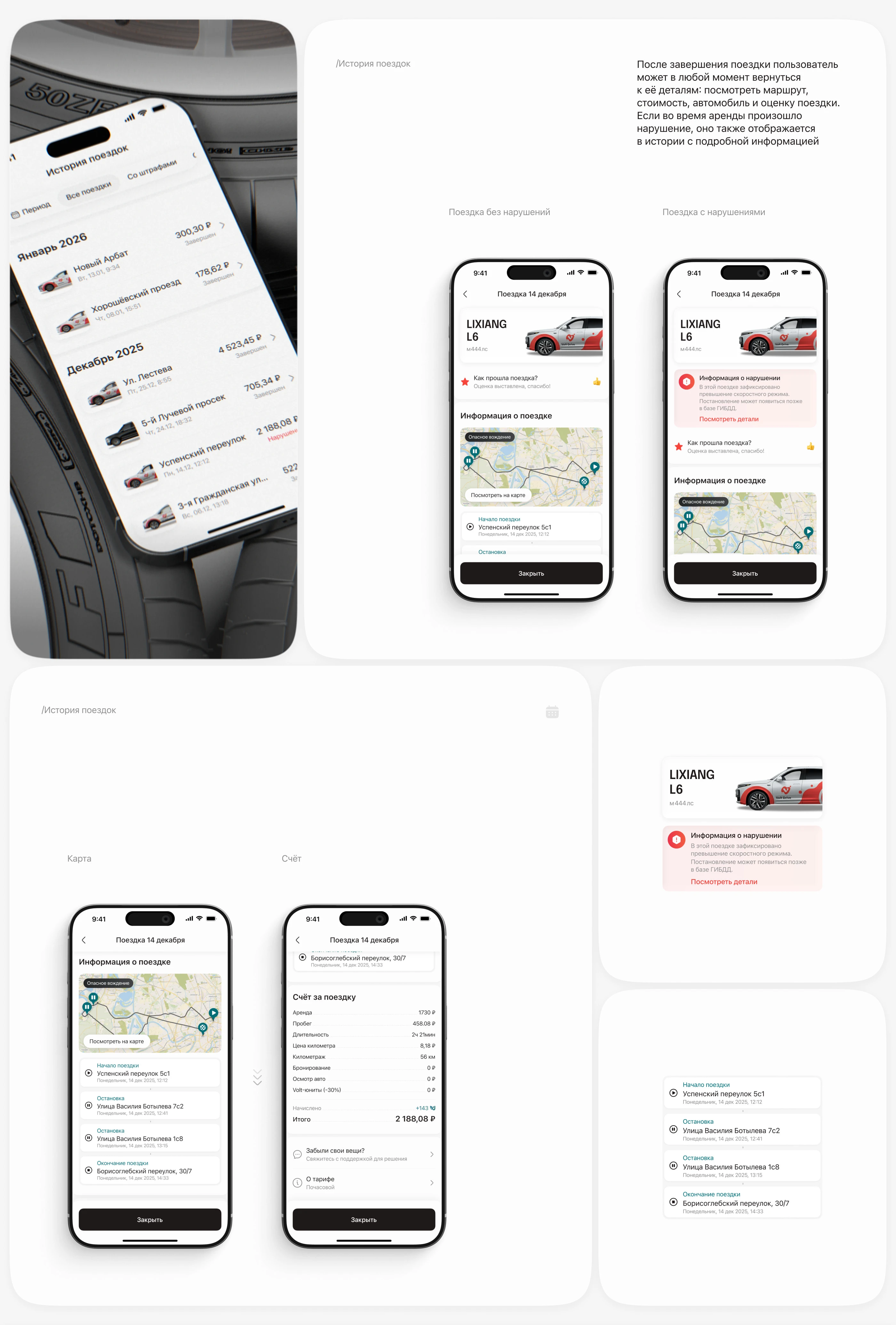 Volt Drive — Carsharing App | UX/UI — Изображение №35 — Интерфейсы на Dprofile