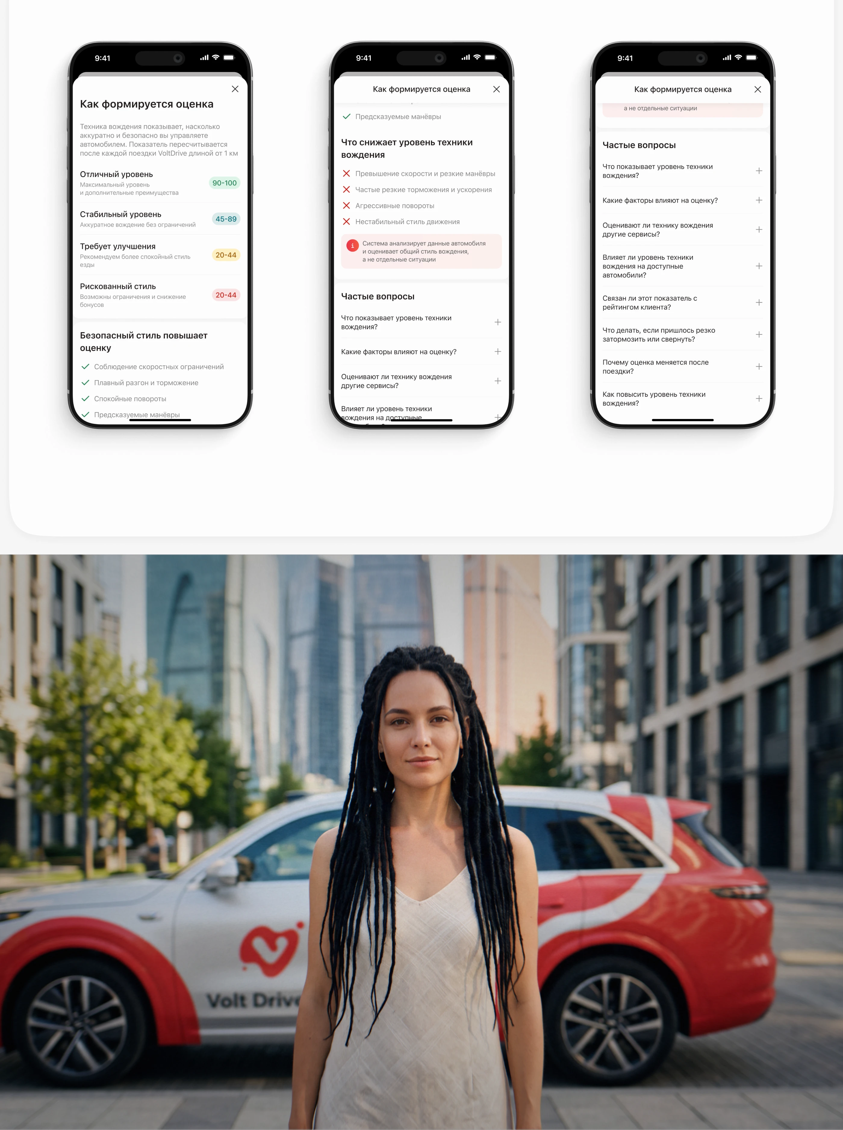 Volt Drive — Carsharing App | UX/UI — Изображение №11 — Интерфейсы на Dprofile
