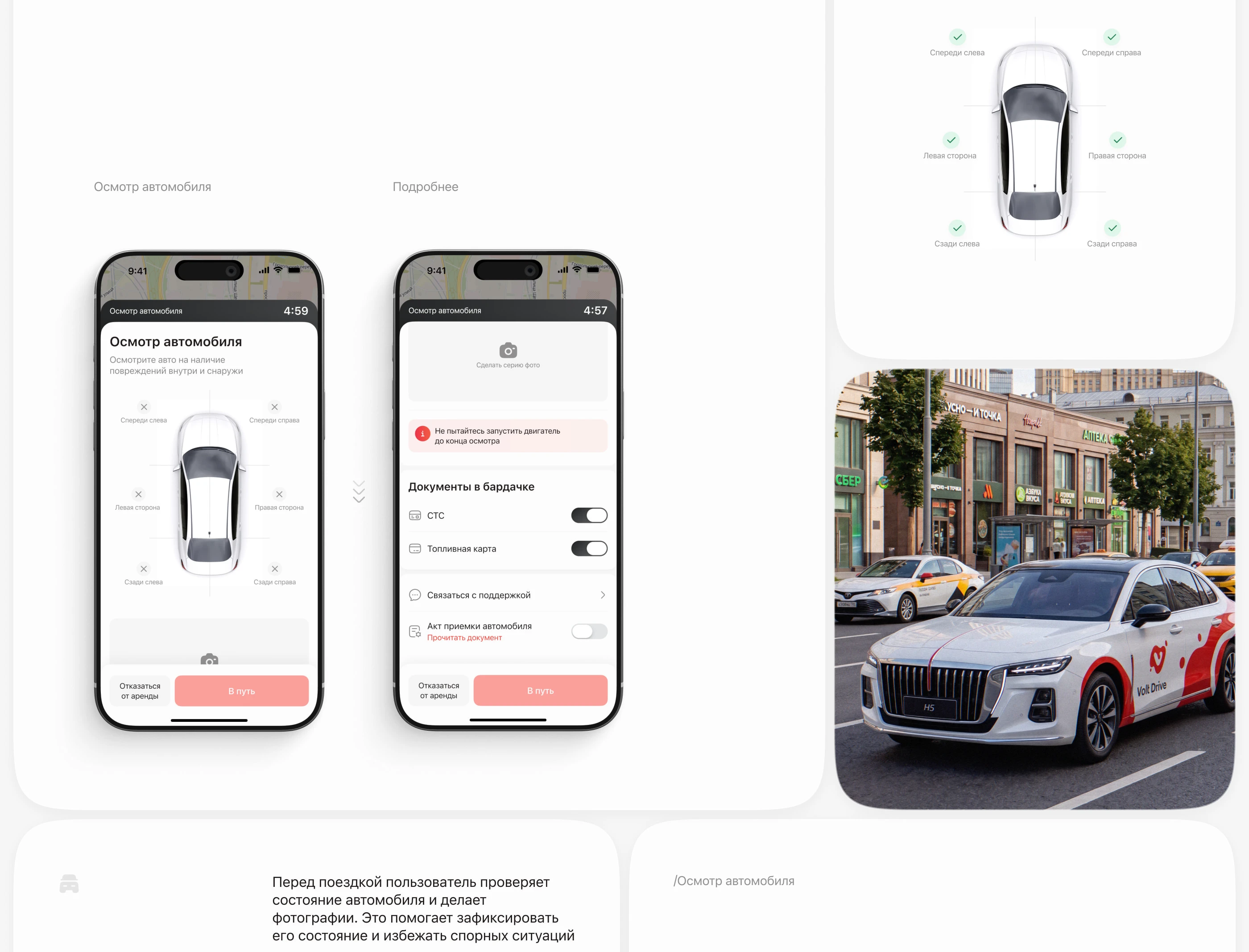 Volt Drive — Carsharing App | UX/UI — Изображение №32 — Интерфейсы на Dprofile