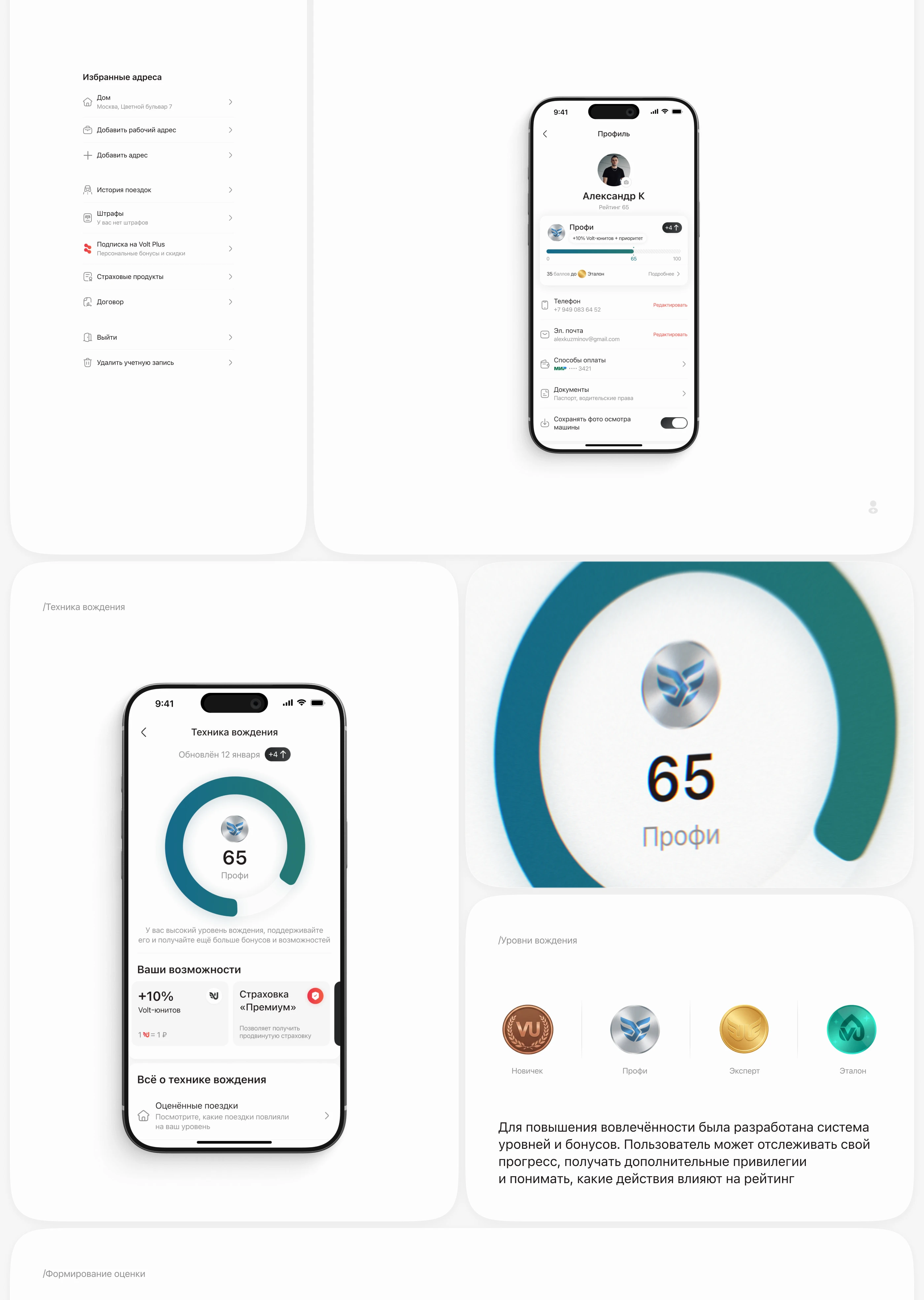 Volt Drive — Carsharing App | UX/UI — Изображение №10 — Интерфейсы на Dprofile