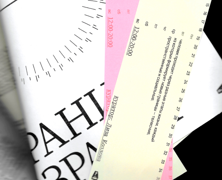 Айдентика выставки «Границы возраста» — Брендинг, Графика на Dprofile