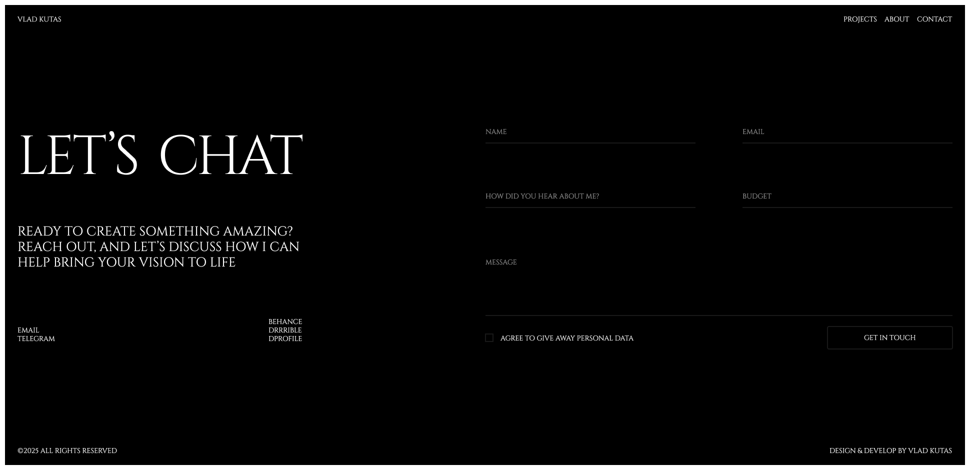 Кутас — Портфолио веб-дизайнера — Изображение №5 — Интерфейсы, Анимация на Dprofile