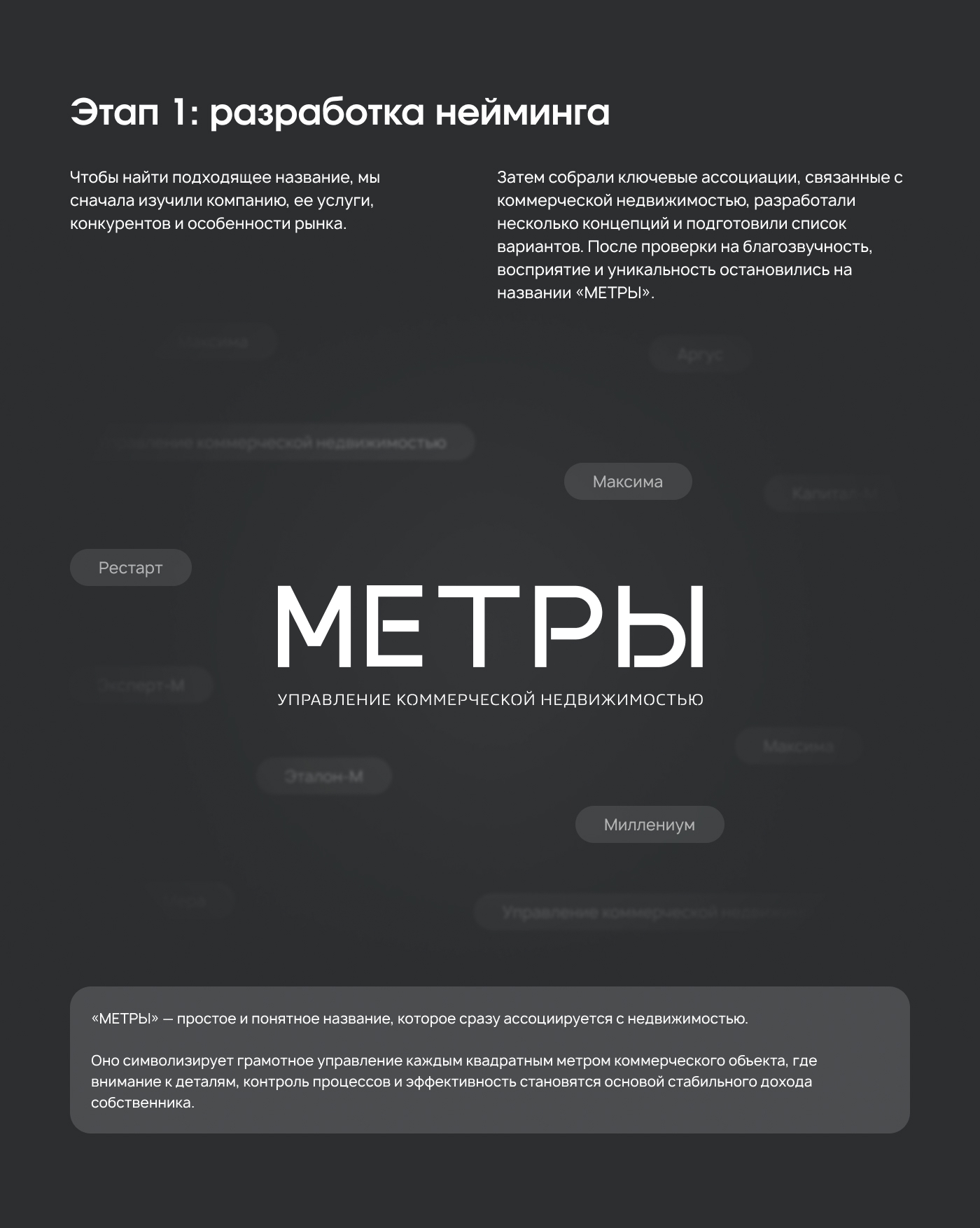 Разработка брендинга и сайта для компании по управлению коммерческой недвижимости — Изображение №4 — Интерфейсы, Брендинг на Dprofile