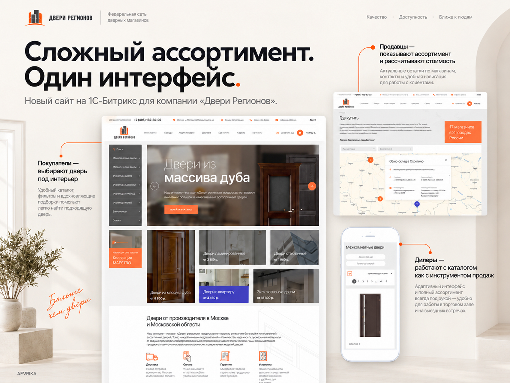 Двери регионов | Интернет-магазин дверей — Изображение №2 — Интерфейсы, Графика на Dprofile