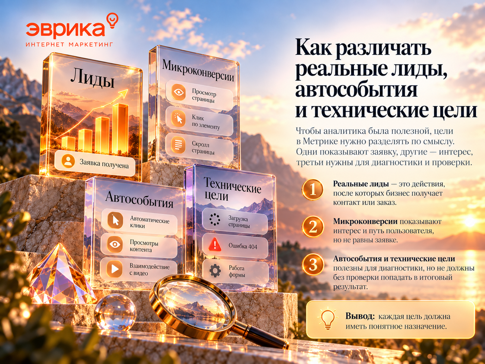 Серия editorial-разворотов Эврики о стратегии, аналитике, дизайне и продвижении. — Изображение №5 — Интерфейсы, 3D на Dprofile