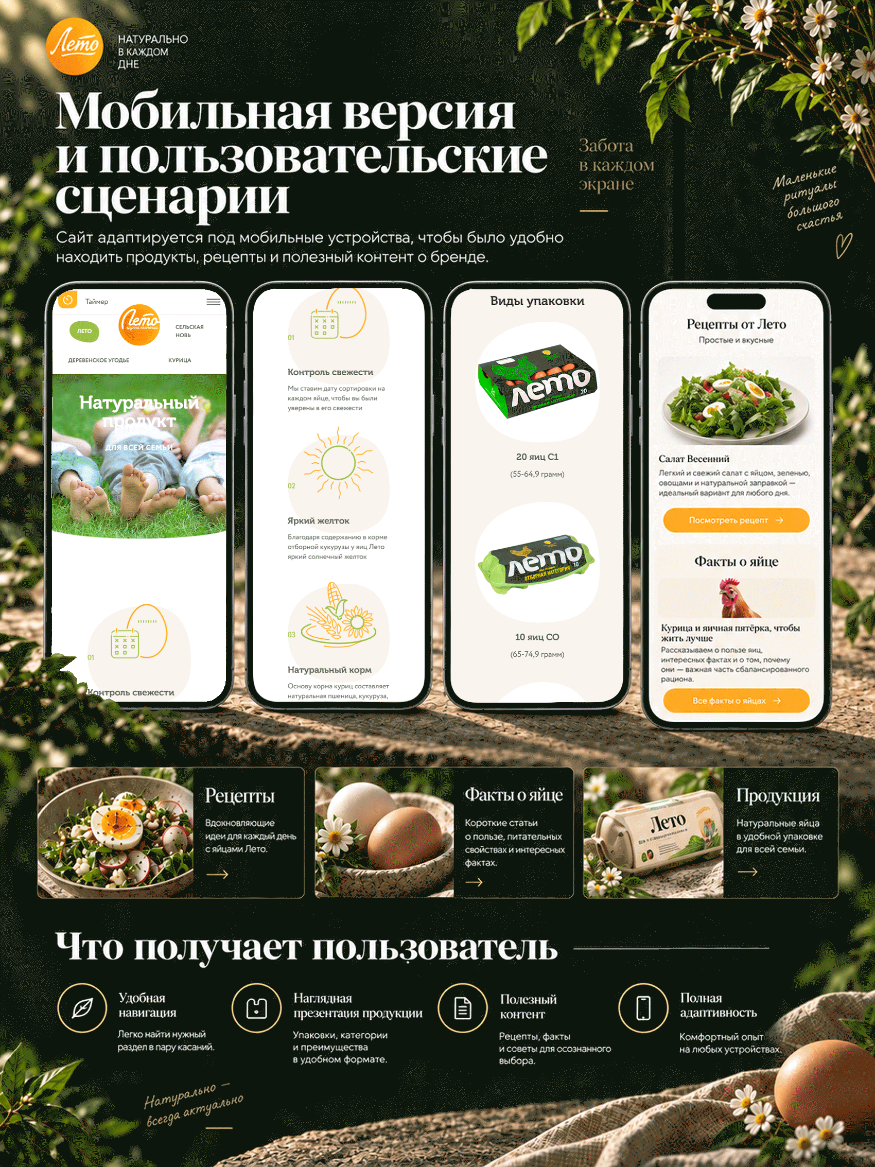 Корпоративный сайт для Группы компаний «Лето» — Изображение №5 — Интерфейсы, Графика на Dprofile