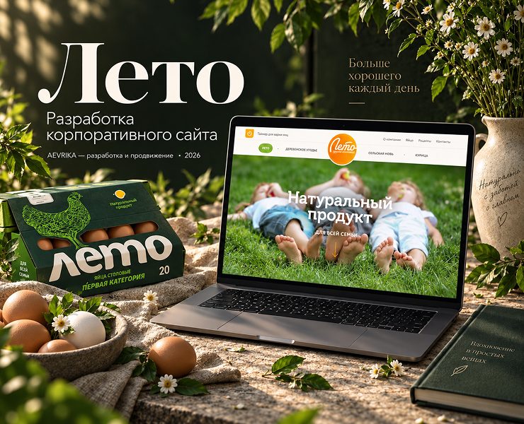 Корпоративный сайт для Группы компаний «Лето» — Интерфейсы, Графика на Dprofile