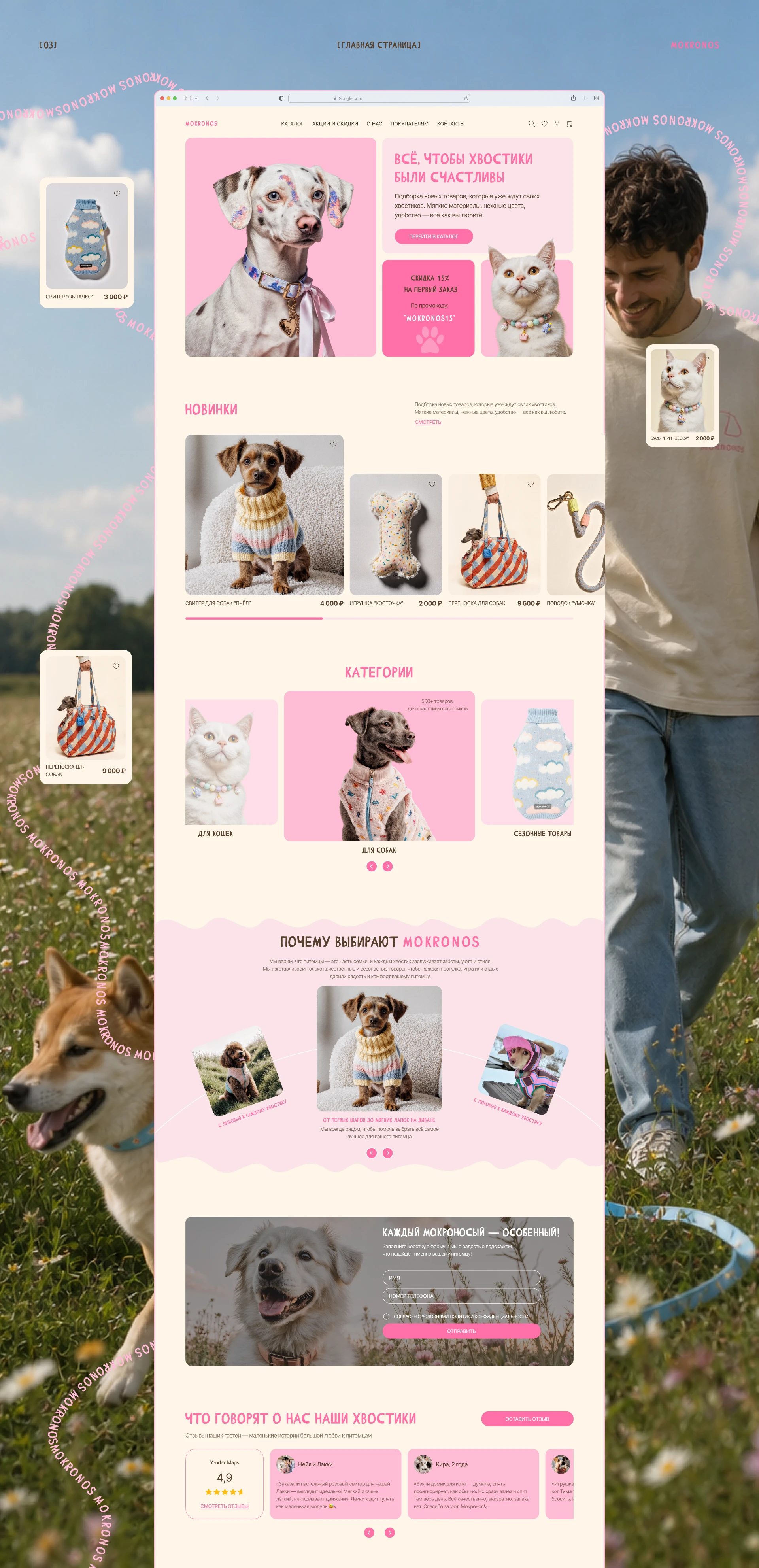 Mokronos — Pet Store — Изображение №4 — Интерфейсы на Dprofile