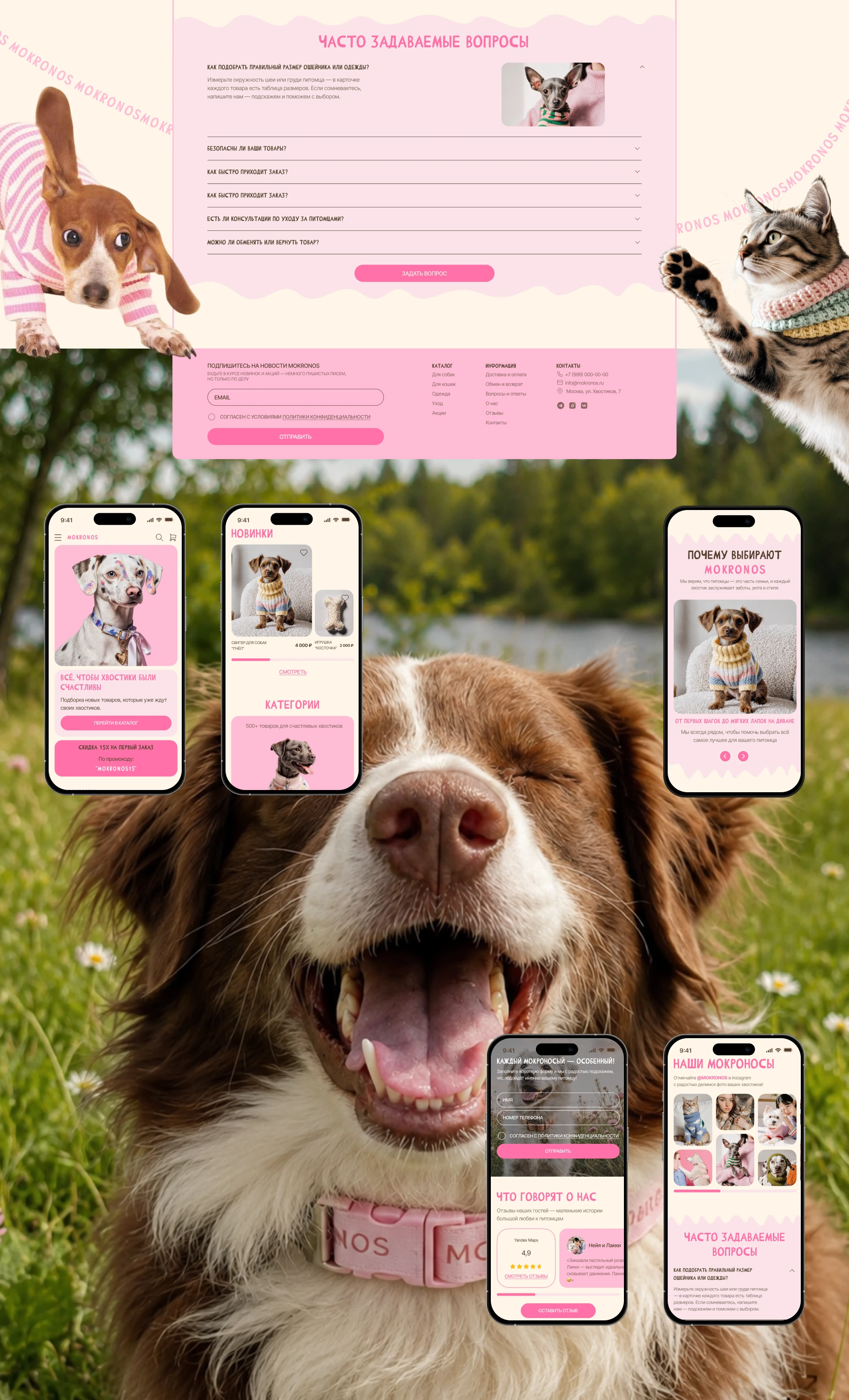 Mokronos — Pet Store — Изображение №5 — Интерфейсы на Dprofile