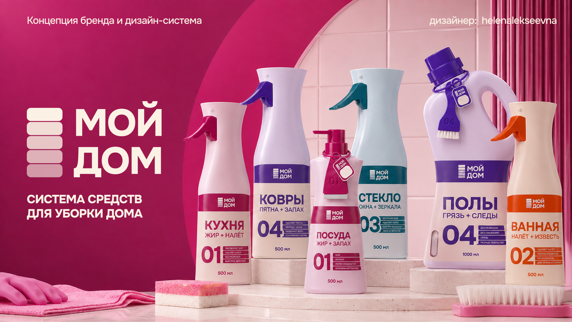 Концепция бренда бытовой химии "МОЙ ДОМ" — Изображение №1 — Брендинг на Dprofile