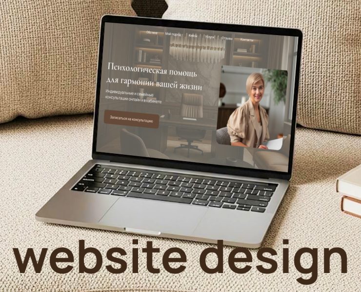 website for a psychologist — Интерфейсы на Dprofile