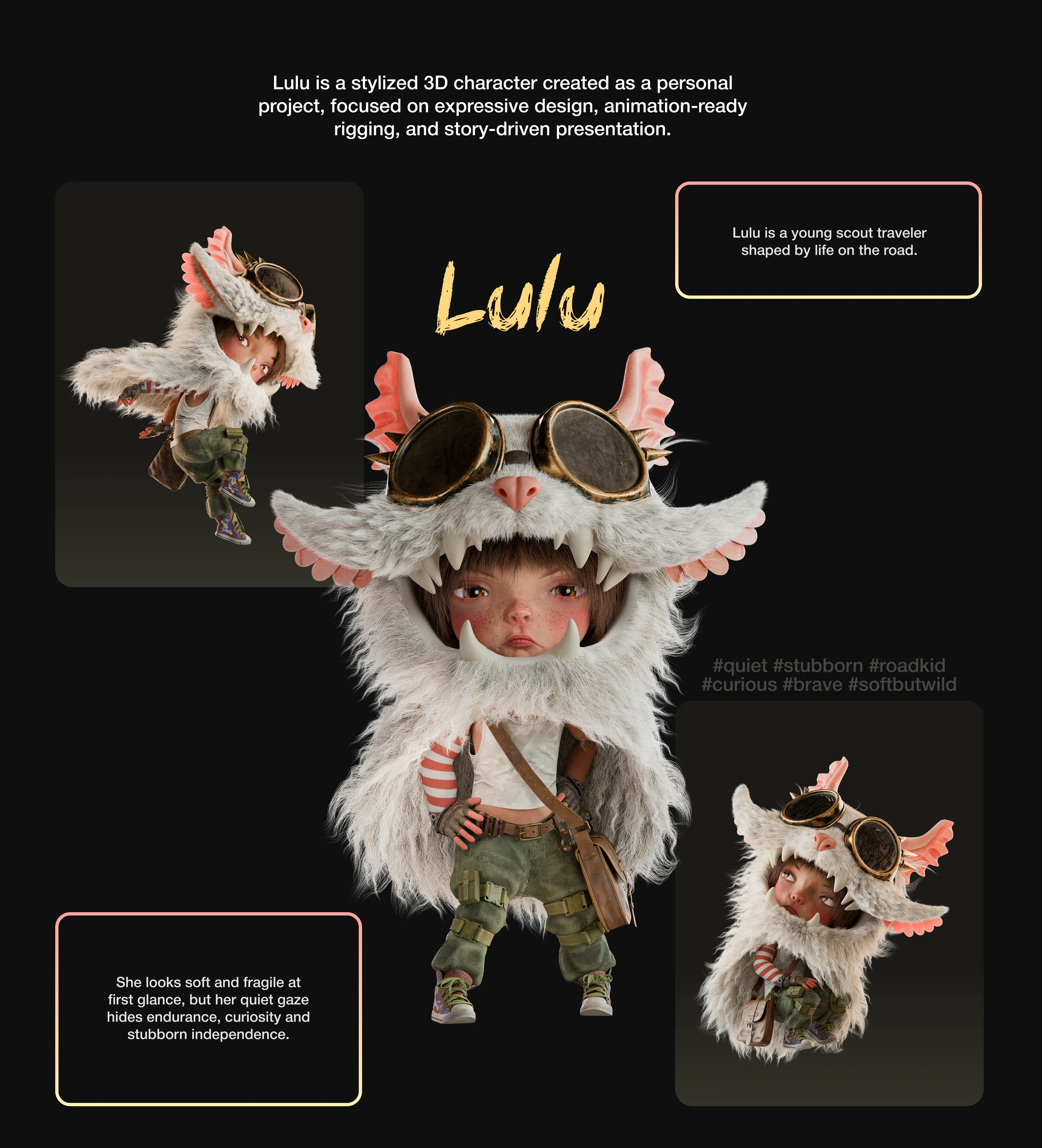 The little scout: 3D Character — Изображение №2 — Иллюстрация, 3D на Dprofile