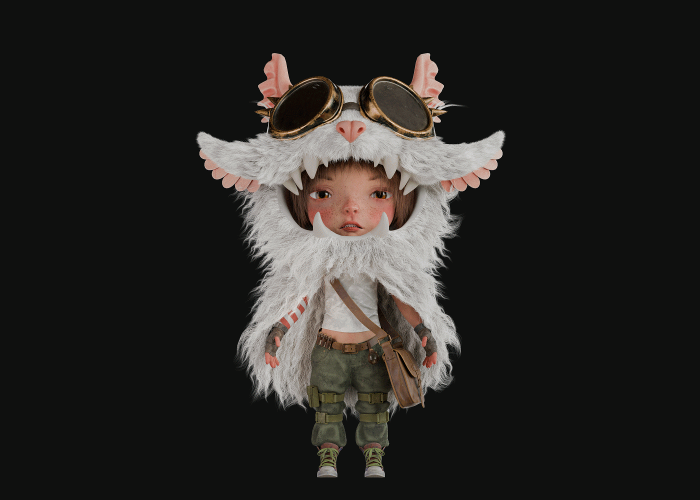 The little scout: 3D Character — Изображение №5 — Иллюстрация, 3D на Dprofile