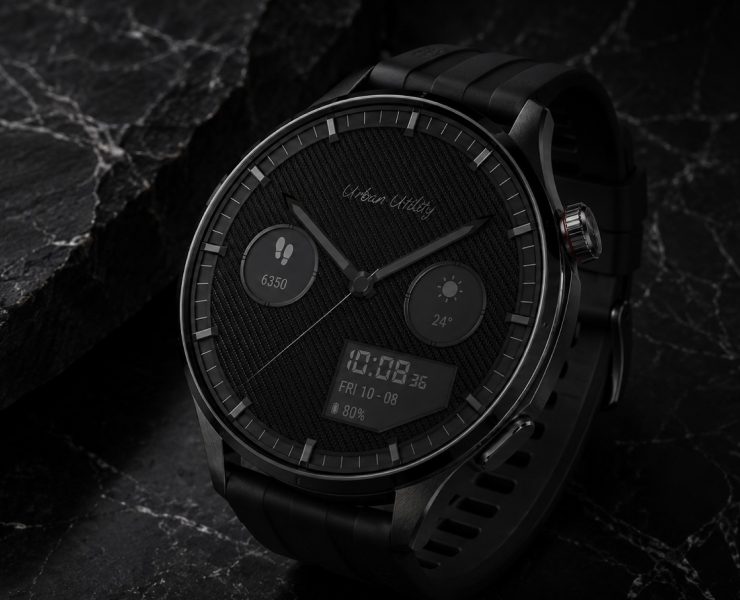 Urban Utility Carbon / Концепт watch face для HUAWE — 3D на Dprofile