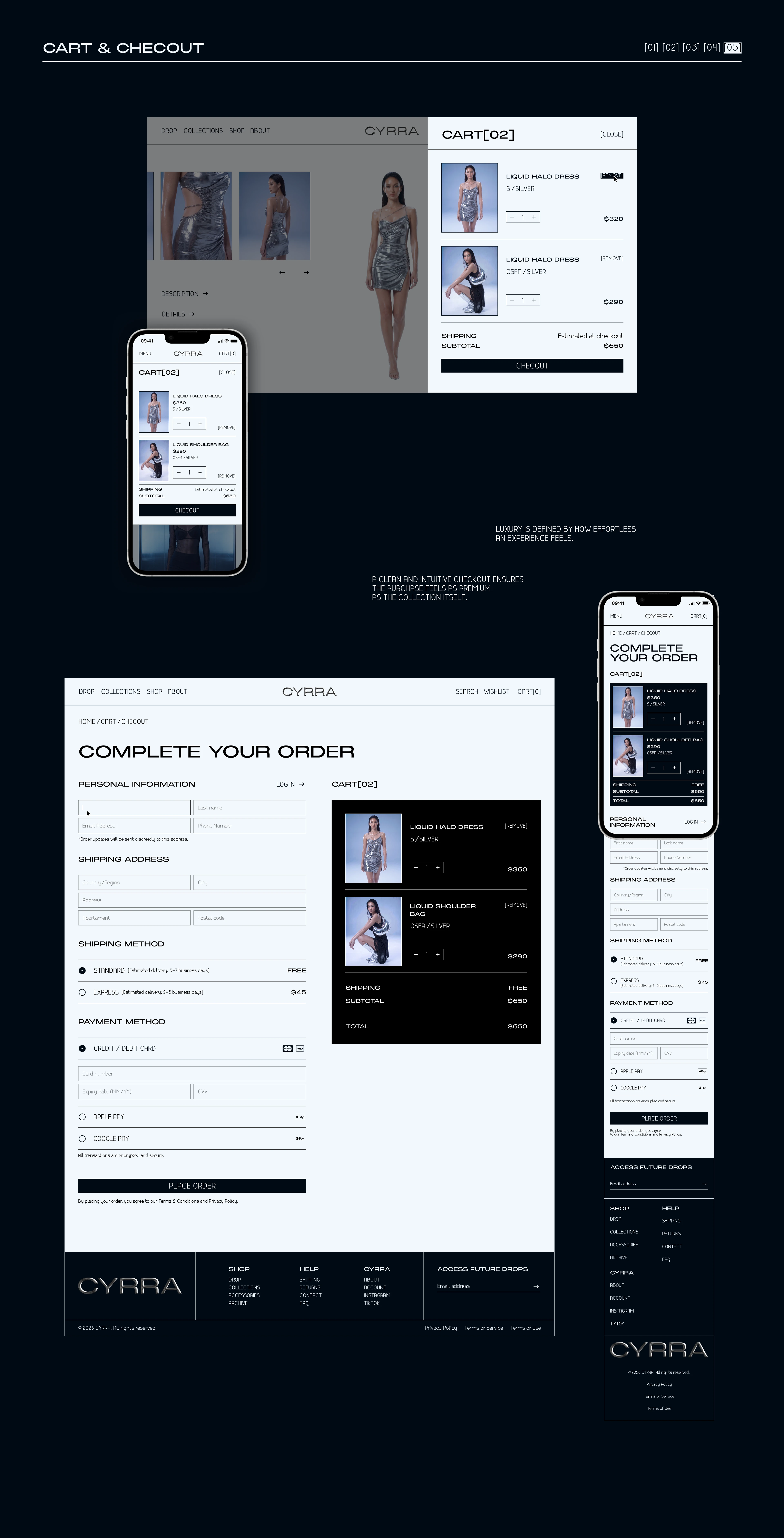 CYRRA — Fashion E-commerce UI/UX Design Concept — Изображение №10 — Интерфейсы на Dprofile