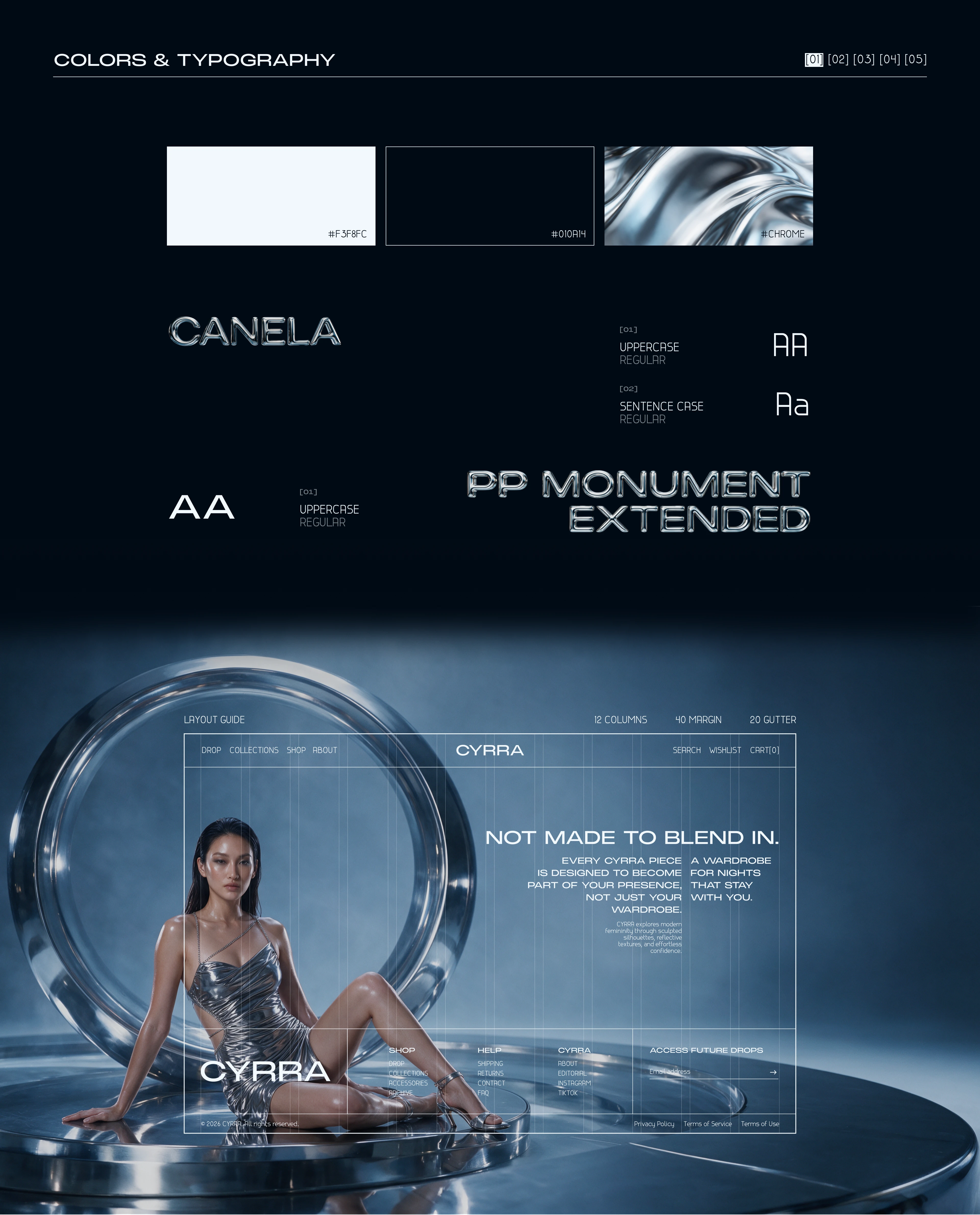 CYRRA — Fashion E-commerce UI/UX Design Concept — Изображение №3 — Интерфейсы на Dprofile