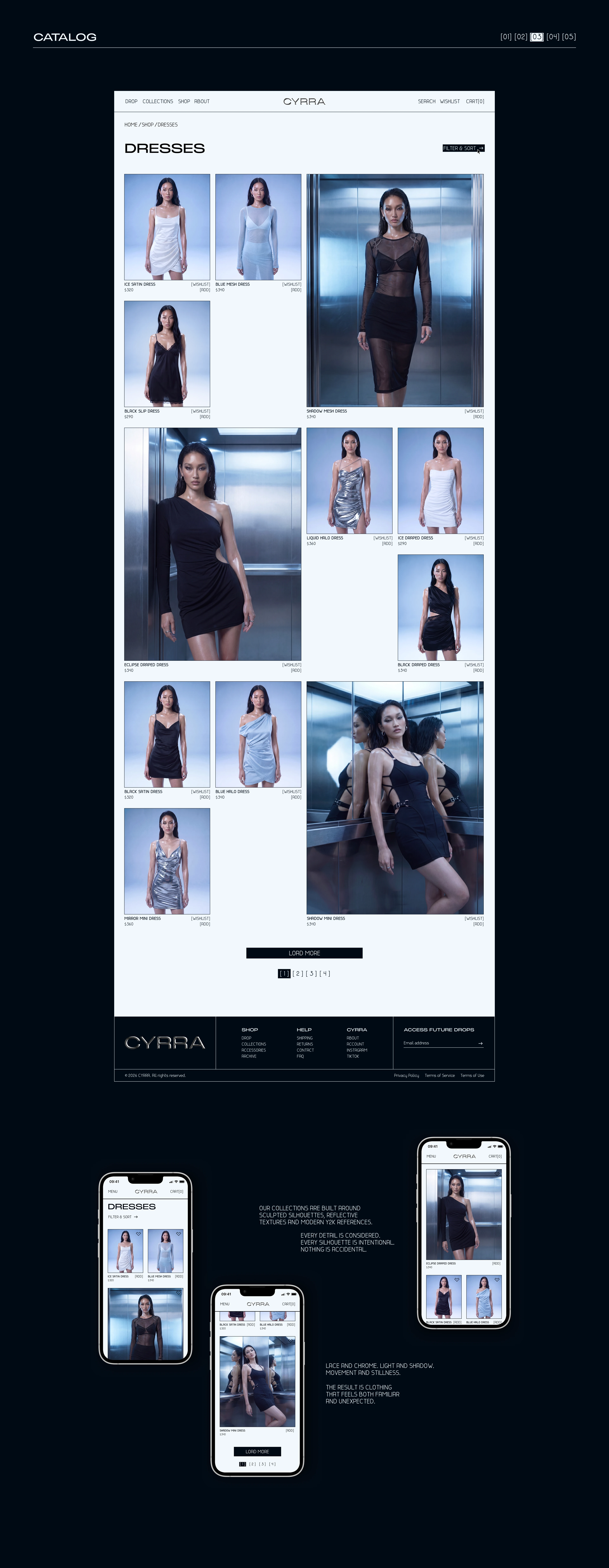 CYRRA — Fashion E-commerce UI/UX Design Concept — Изображение №7 — Интерфейсы на Dprofile