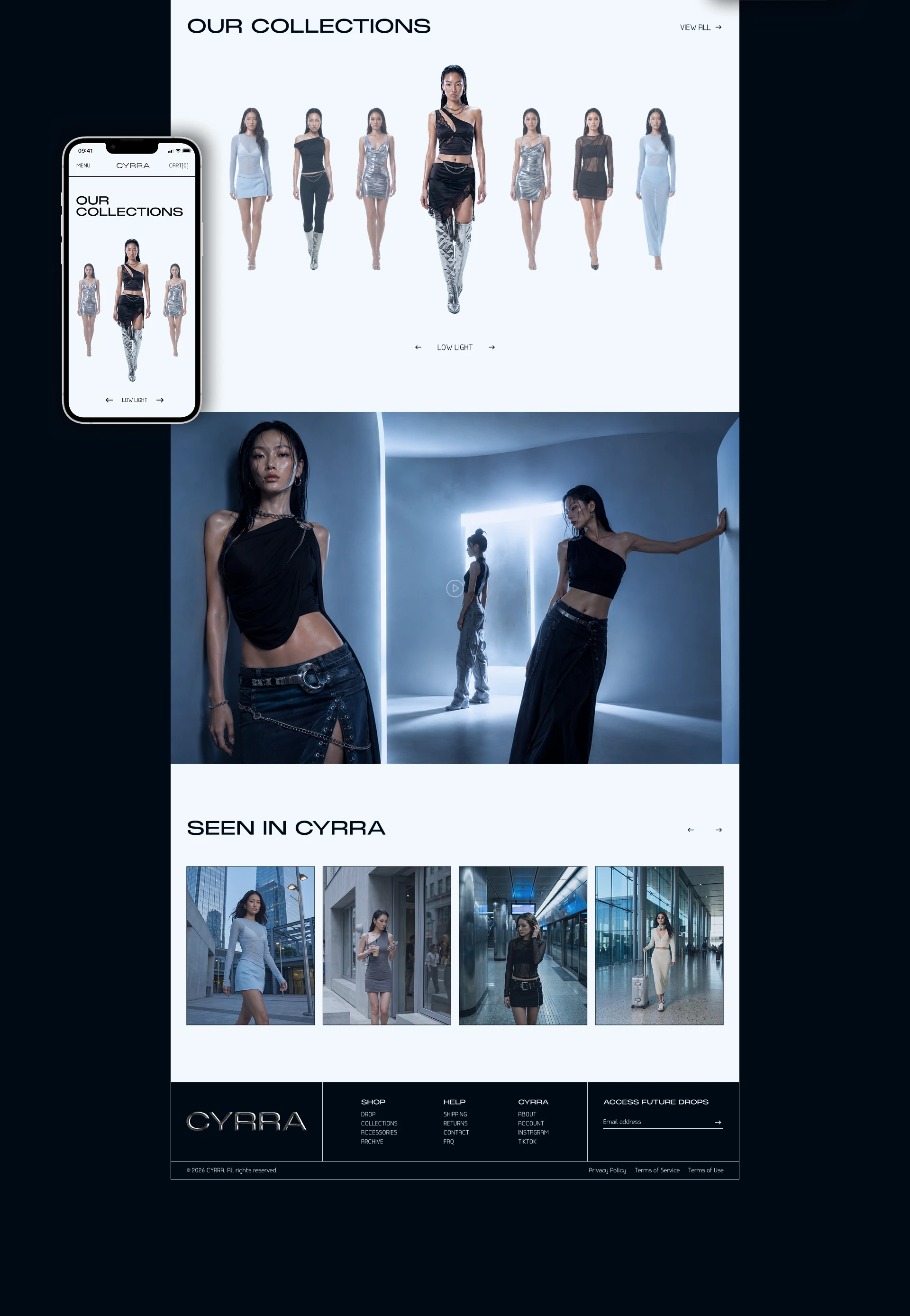 CYRRA — Fashion E-commerce UI/UX Design Concept — Изображение №5 — Интерфейсы на Dprofile