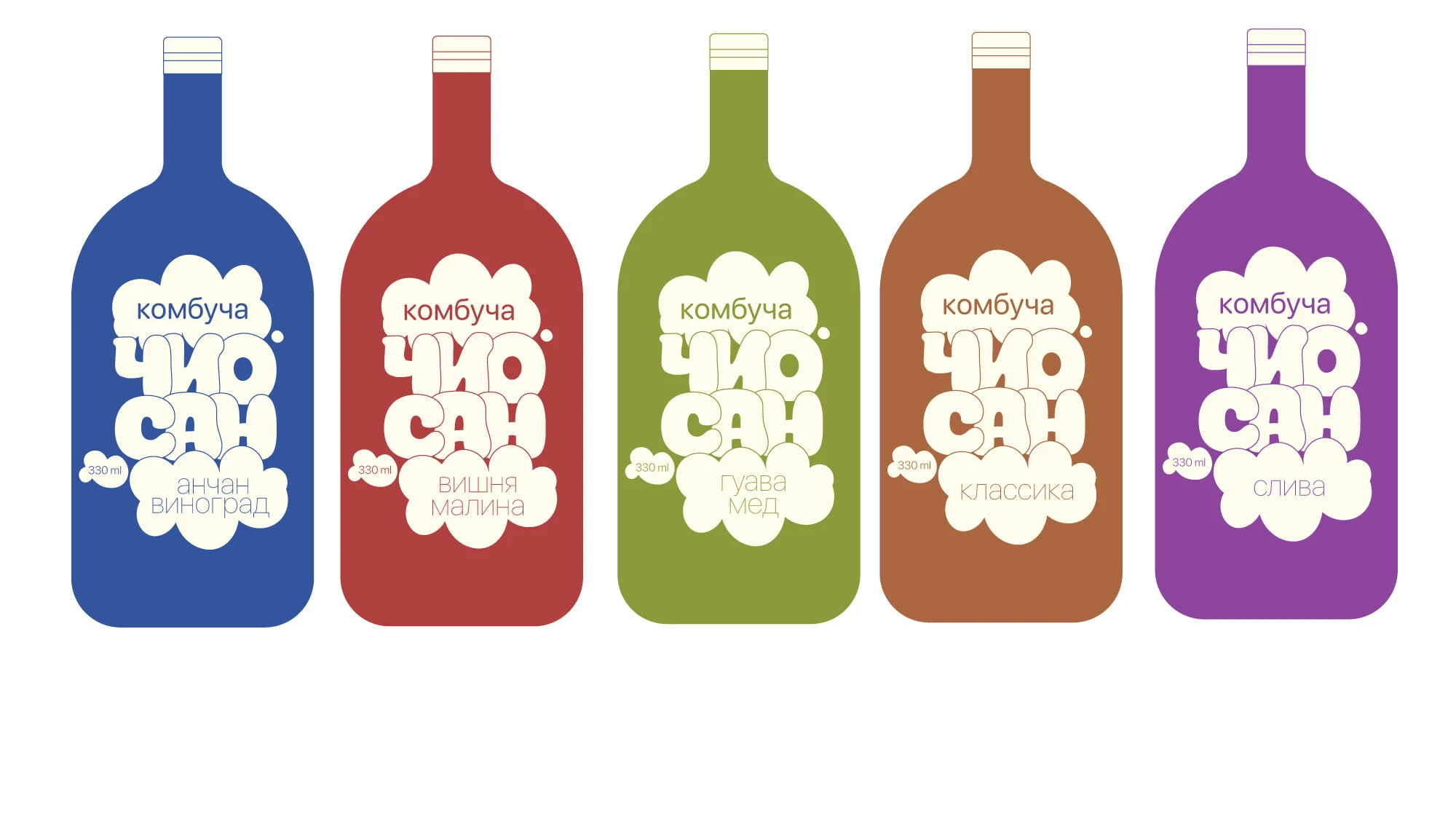 CHIO SAN kombucha — Изображение №6 — Брендинг, Промдизайн на Dprofile