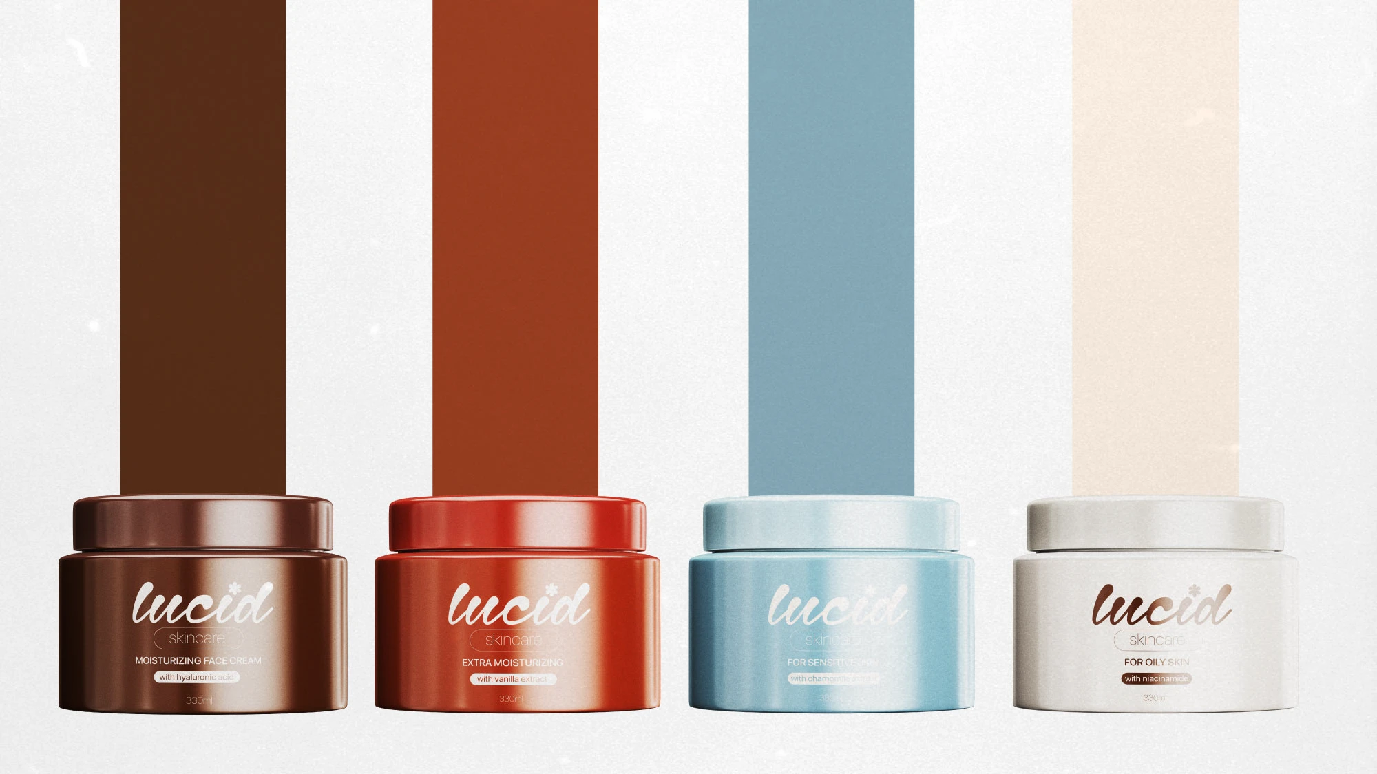 Айдентика Lucid Skincare — Изображение №4 — Брендинг на Dprofile