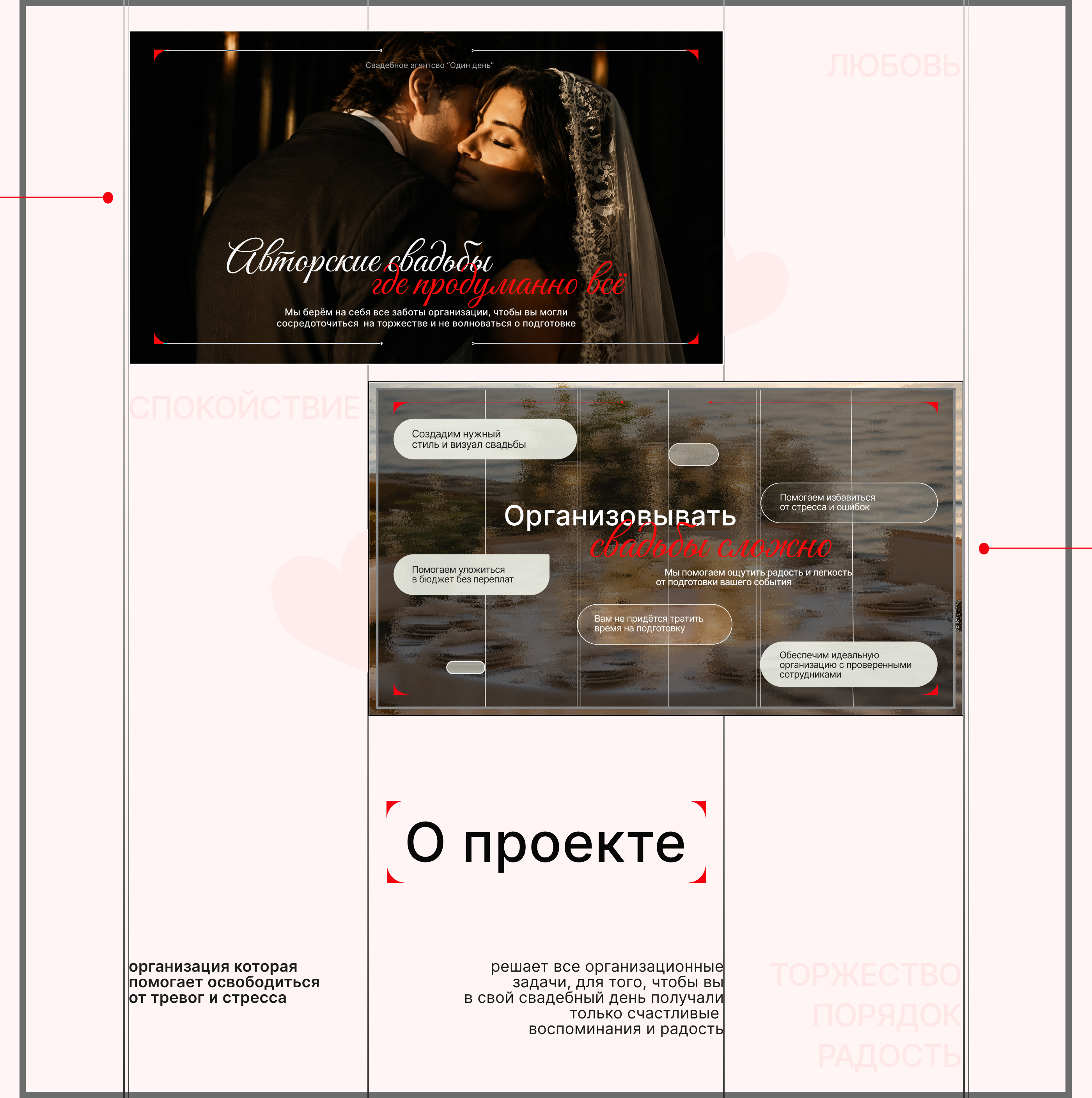 Презентация свадебного агентства, коммерческое предложение, бизнес презентация — Изображение №2 — Графика, Маркетинг на Dprofile