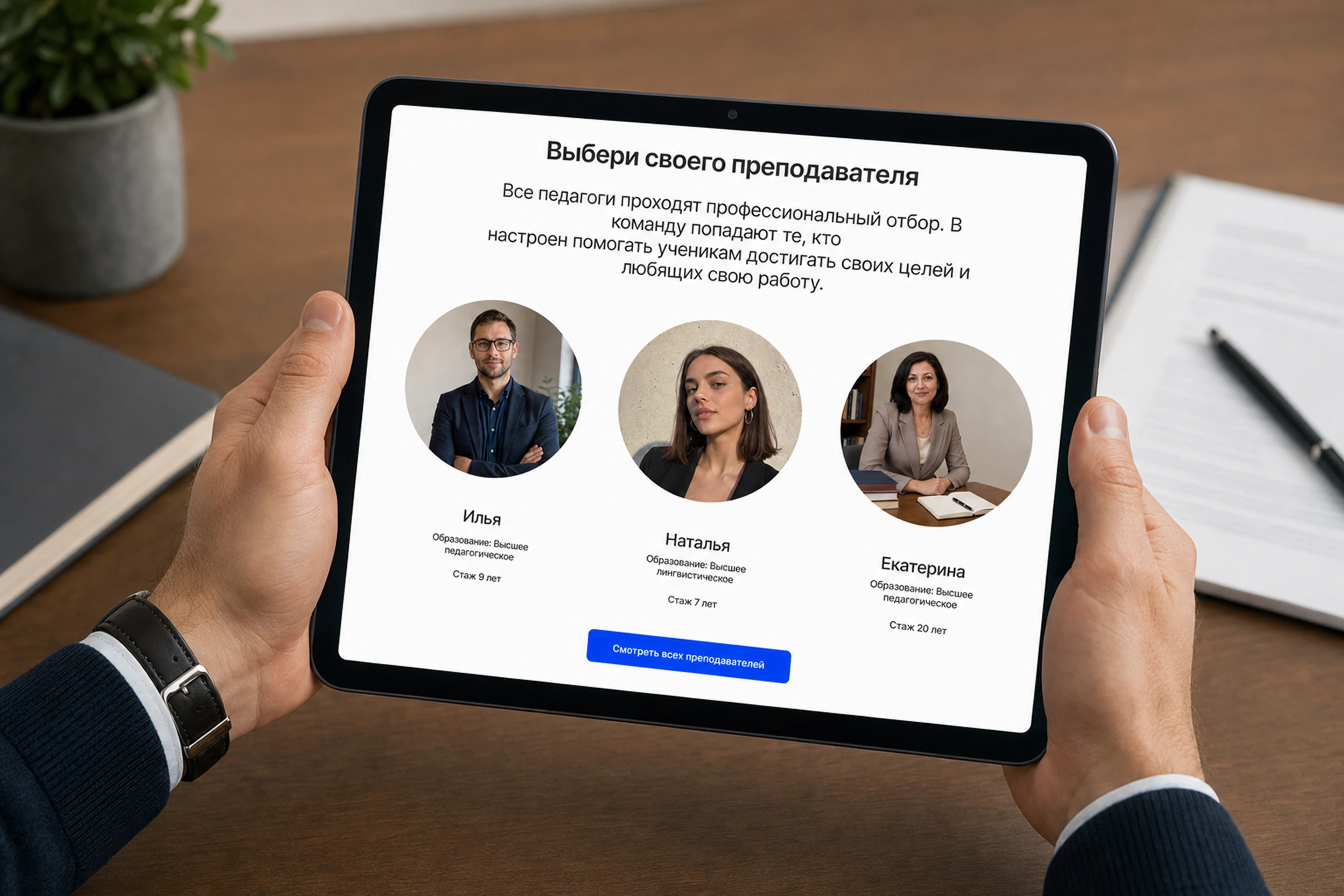 Landing page for online English school — Изображение №7 — Интерфейсы на Dprofile