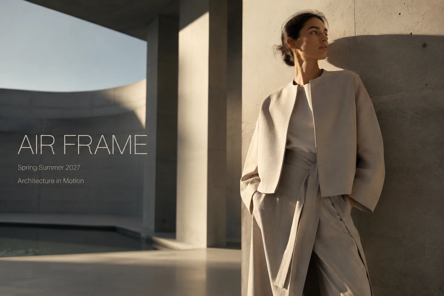 Коллекция женской одежды "AIR FRAME" — Изображение №1 — Интерфейсы, Брендинг на Dprofile