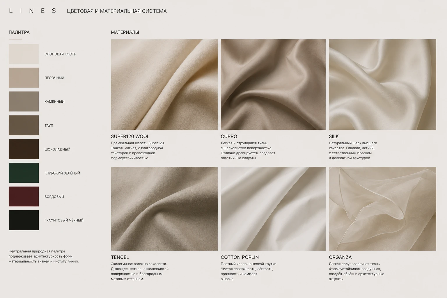 Коллекция женской одежды "LINES" Architecture of Form. — Изображение №4 — Брендинг, Промдизайн на Dprofile