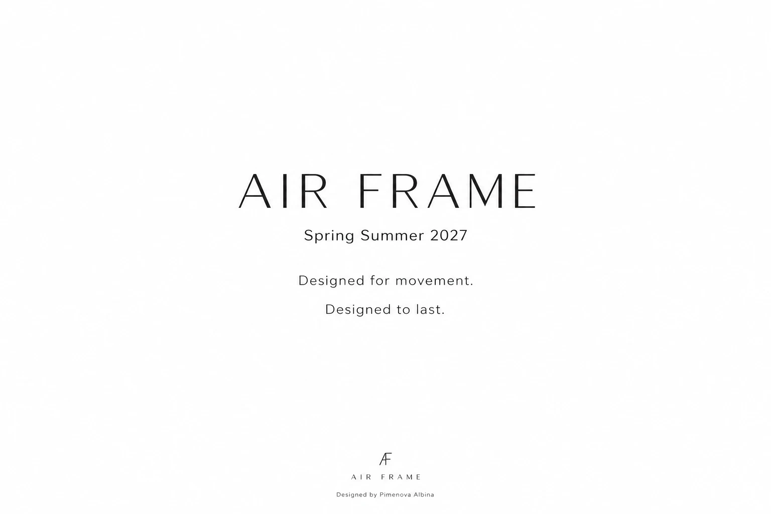 Коллекция женской одежды "AIR FRAME" — Изображение №15 — Интерфейсы, Брендинг на Dprofile