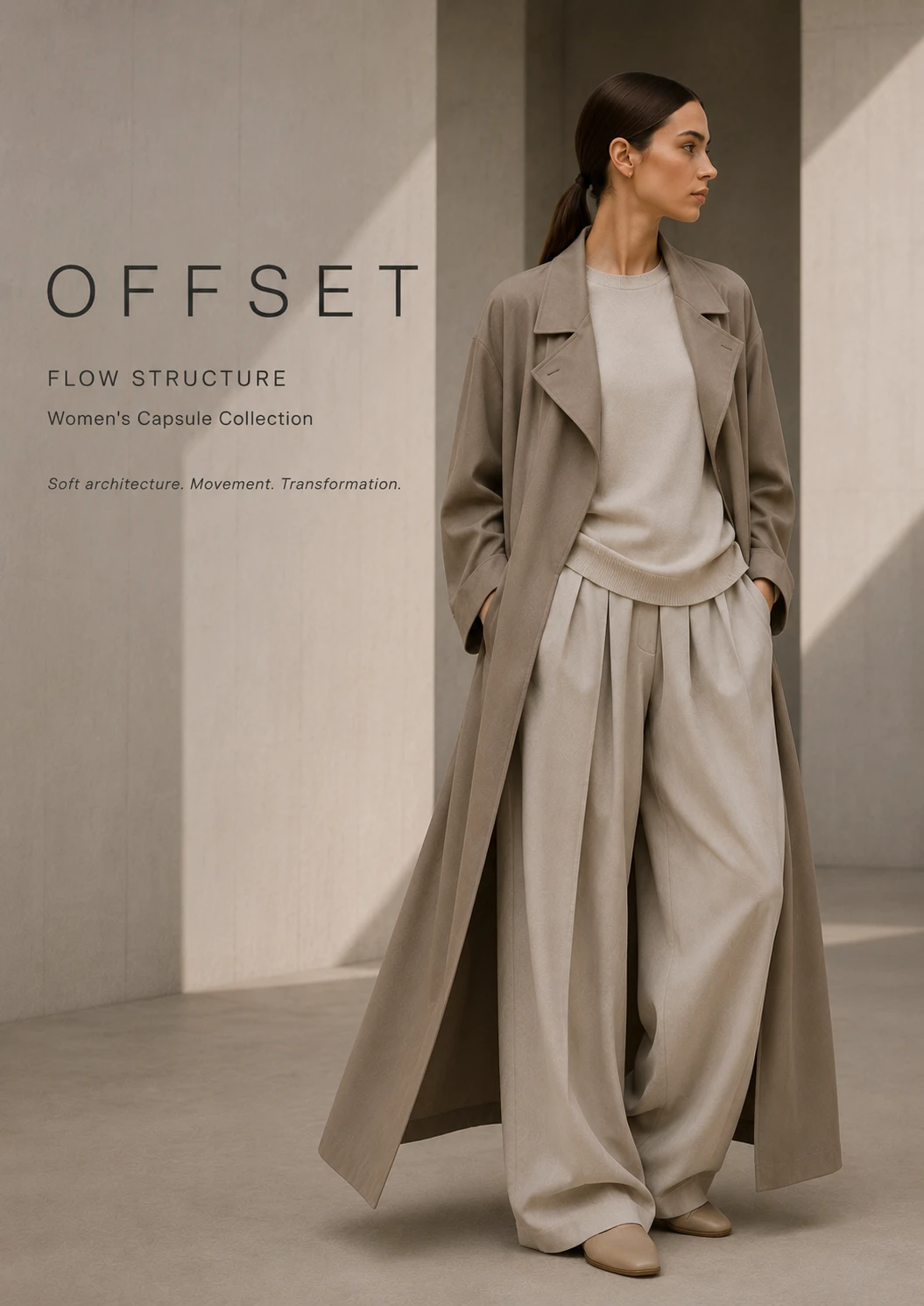 Коллекция женской одежды "OFFSET" flow structure — Изображение №1 — Брендинг, Промдизайн на Dprofile