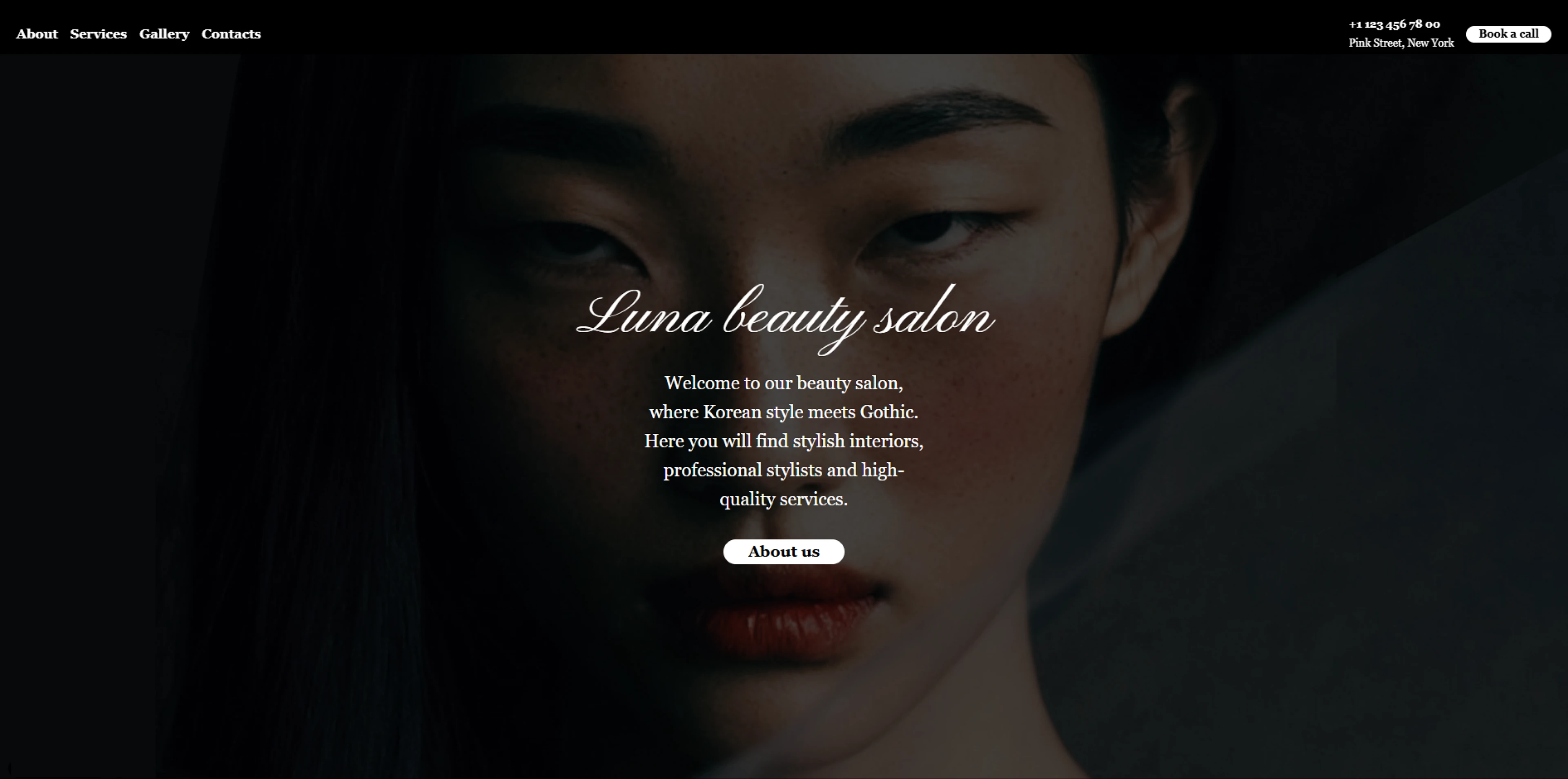 Website for a beauty salon — Изображение №1 — Интерфейсы, Графика на Dprofile