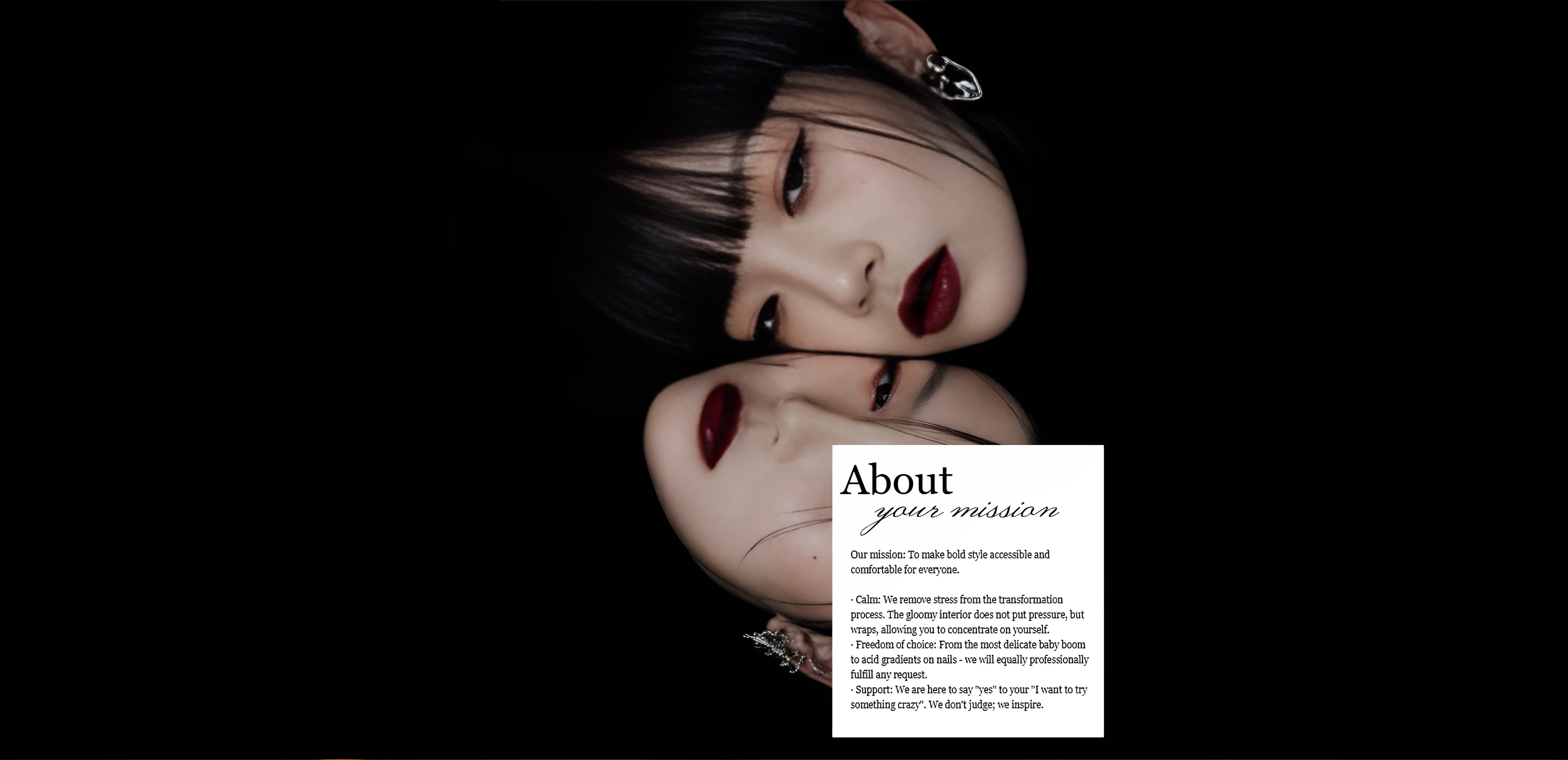 Website for a beauty salon — Изображение №3 — Интерфейсы, Графика на Dprofile