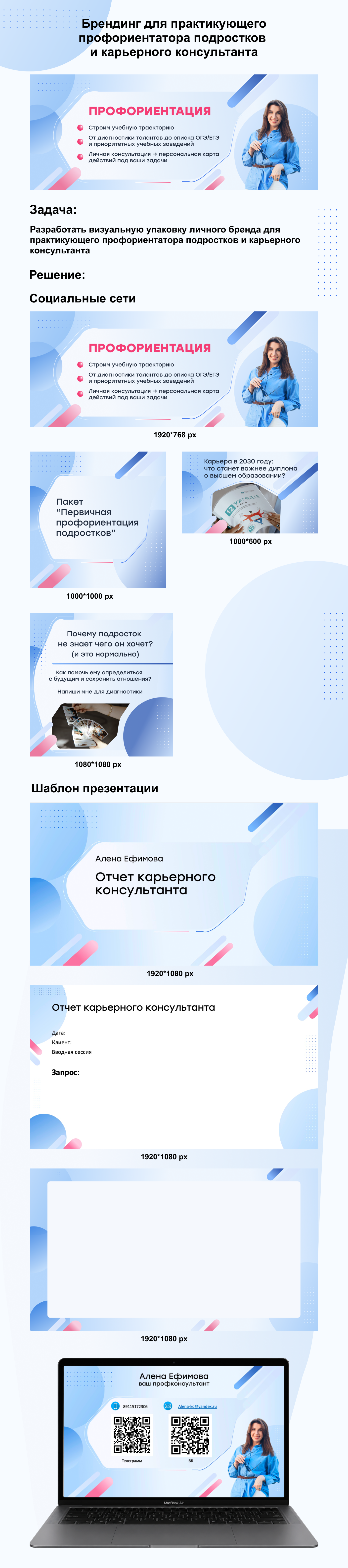Брендинг для профконсультанта — Изображение №1 — Брендинг на Dprofile