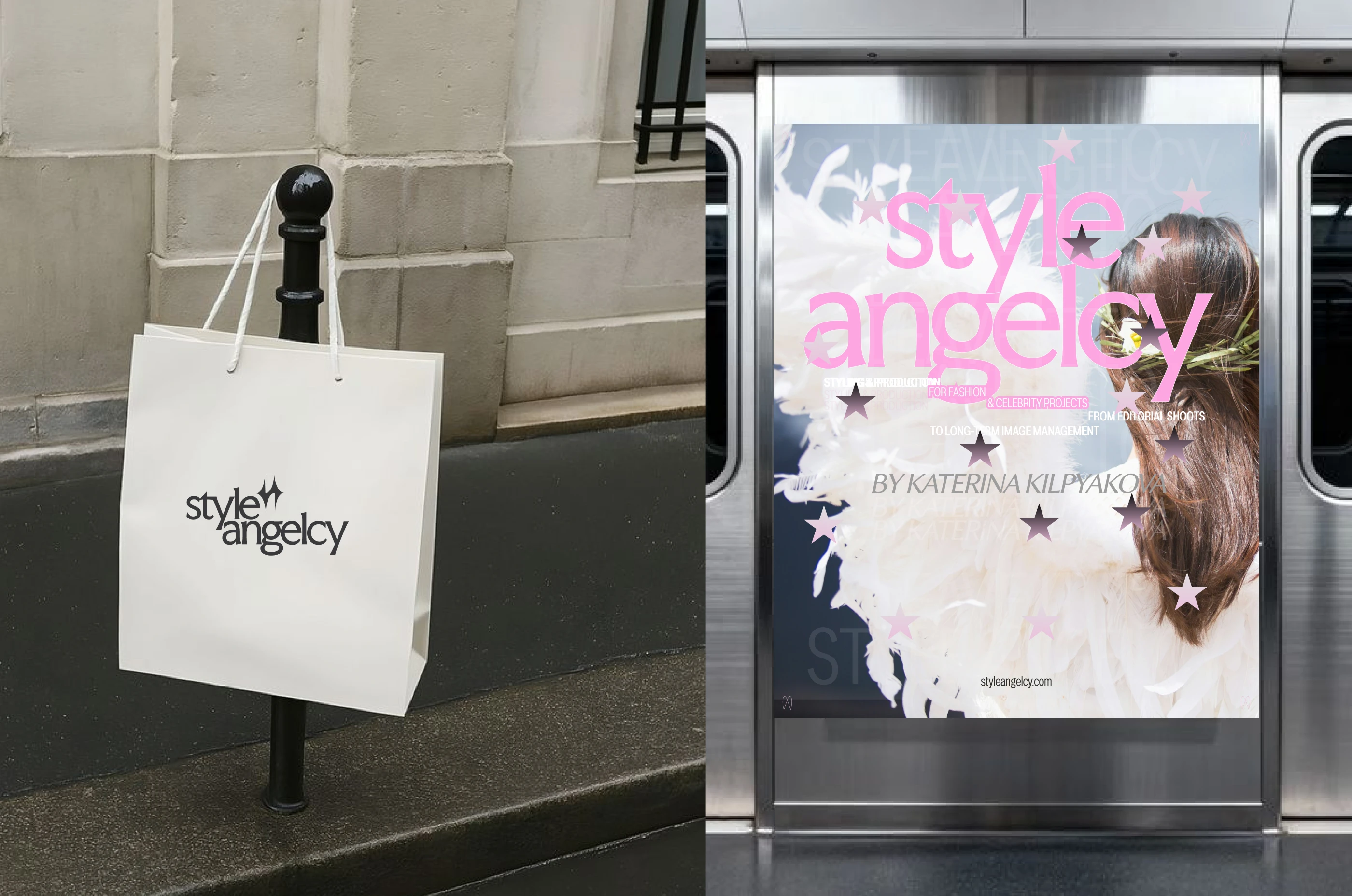 Айдентика и сайт STYLE ANGELCY — Изображение №8 — Интерфейсы, Брендинг на Dprofile