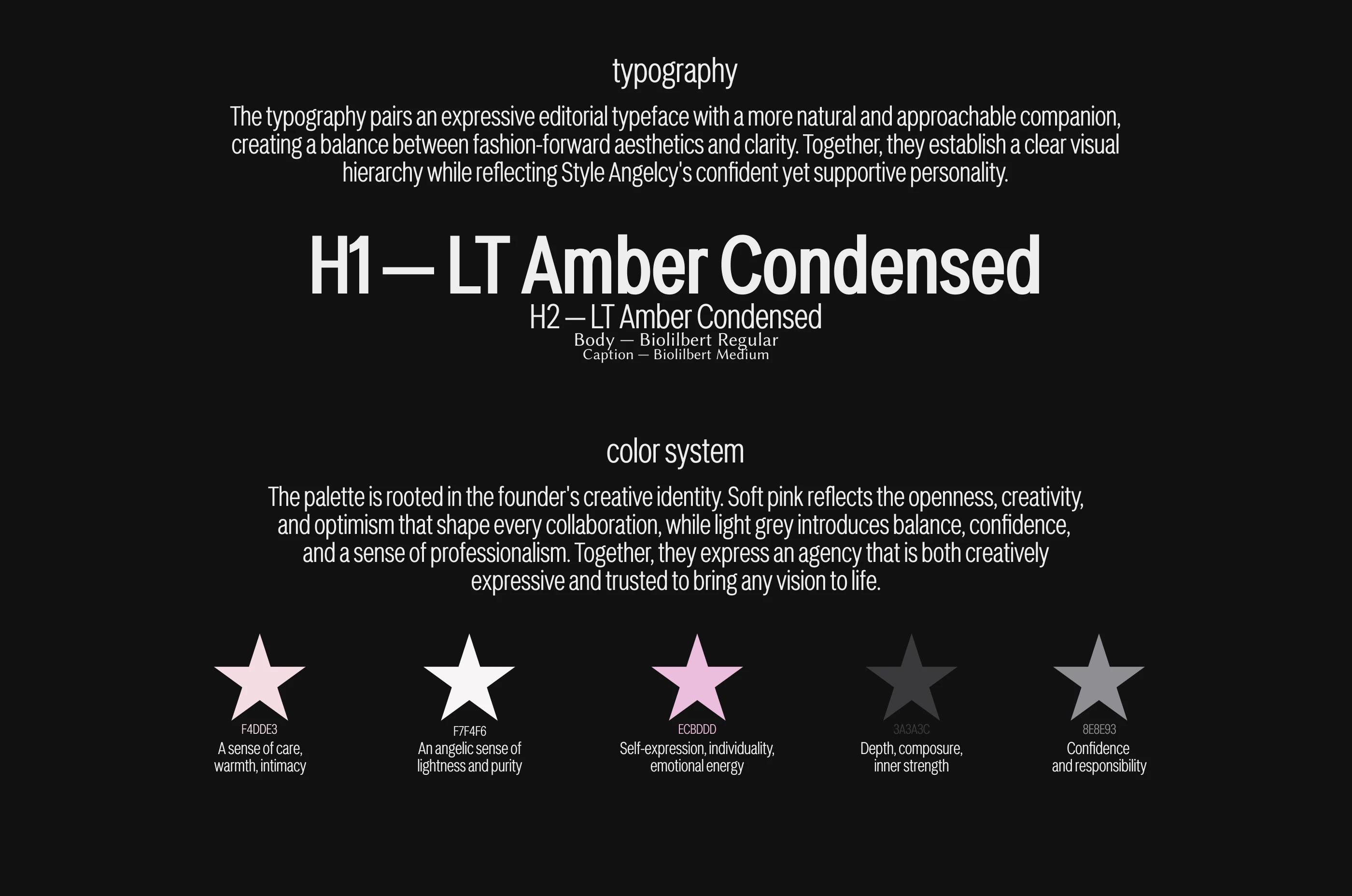 Айдентика и сайт STYLE ANGELCY — Изображение №9 — Интерфейсы, Брендинг на Dprofile