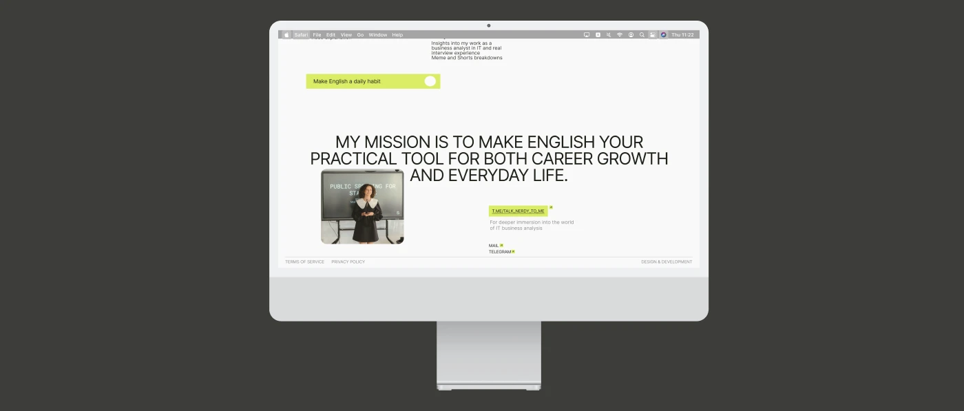 Дизайн и разработка сайта SELFMADE ENGLISH — Изображение №8 — Интерфейсы, Брендинг на Dprofile