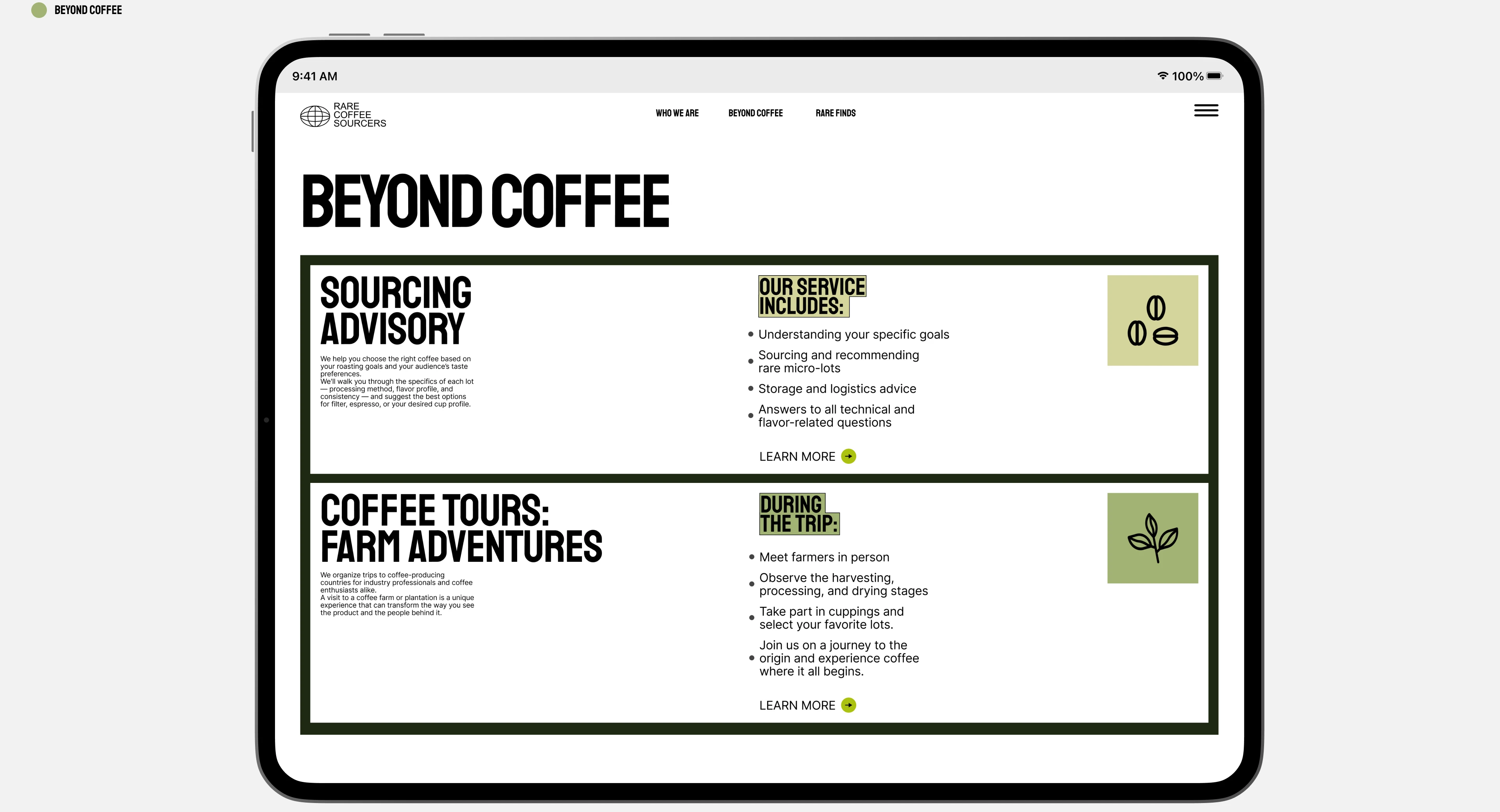 Rare Coffee Soursers — Изображение №13 — Интерфейсы, Нейро на Dprofile