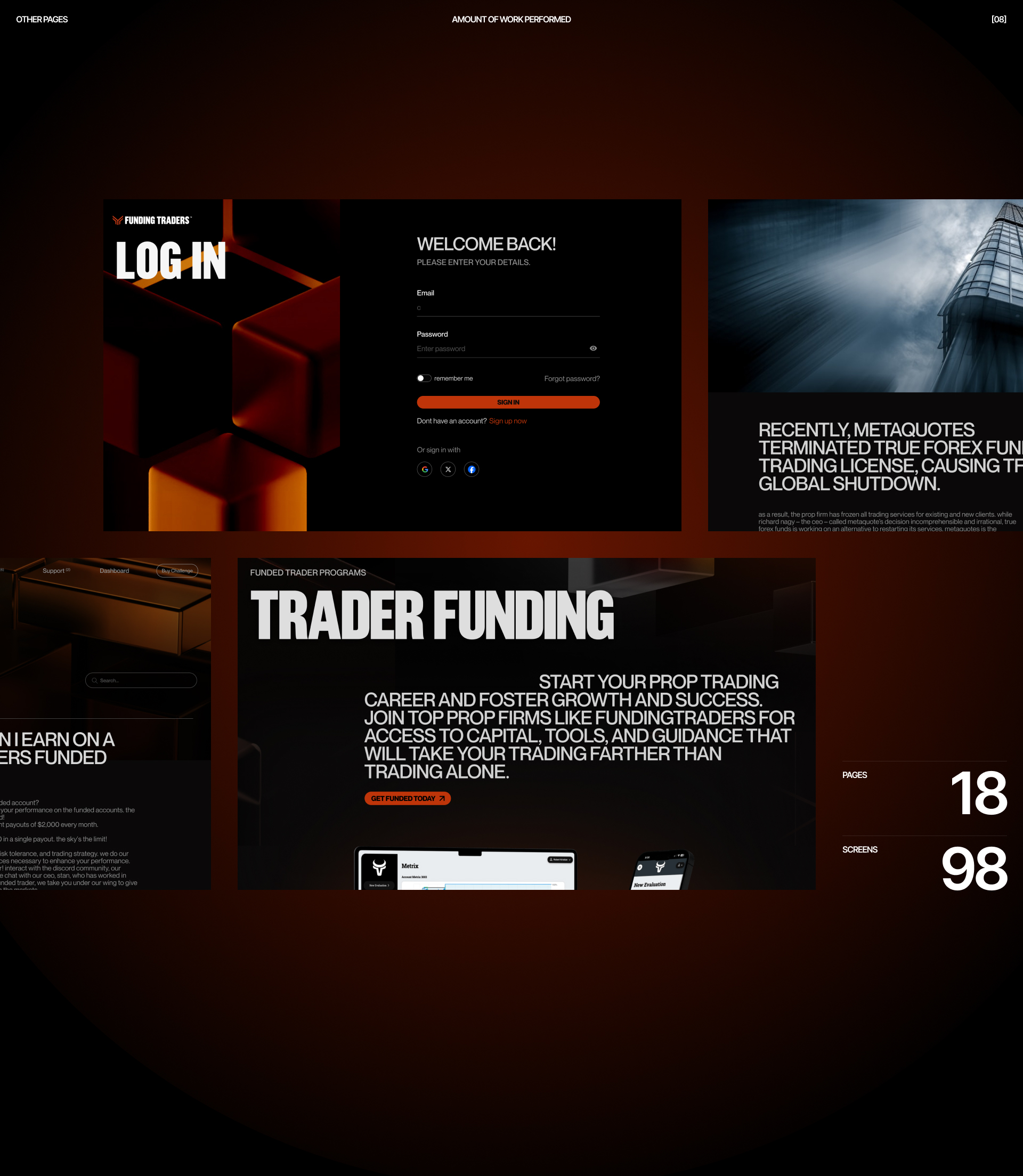 Funding Traders — Изображение №9 — Интерфейсы, Брендинг на Dprofile