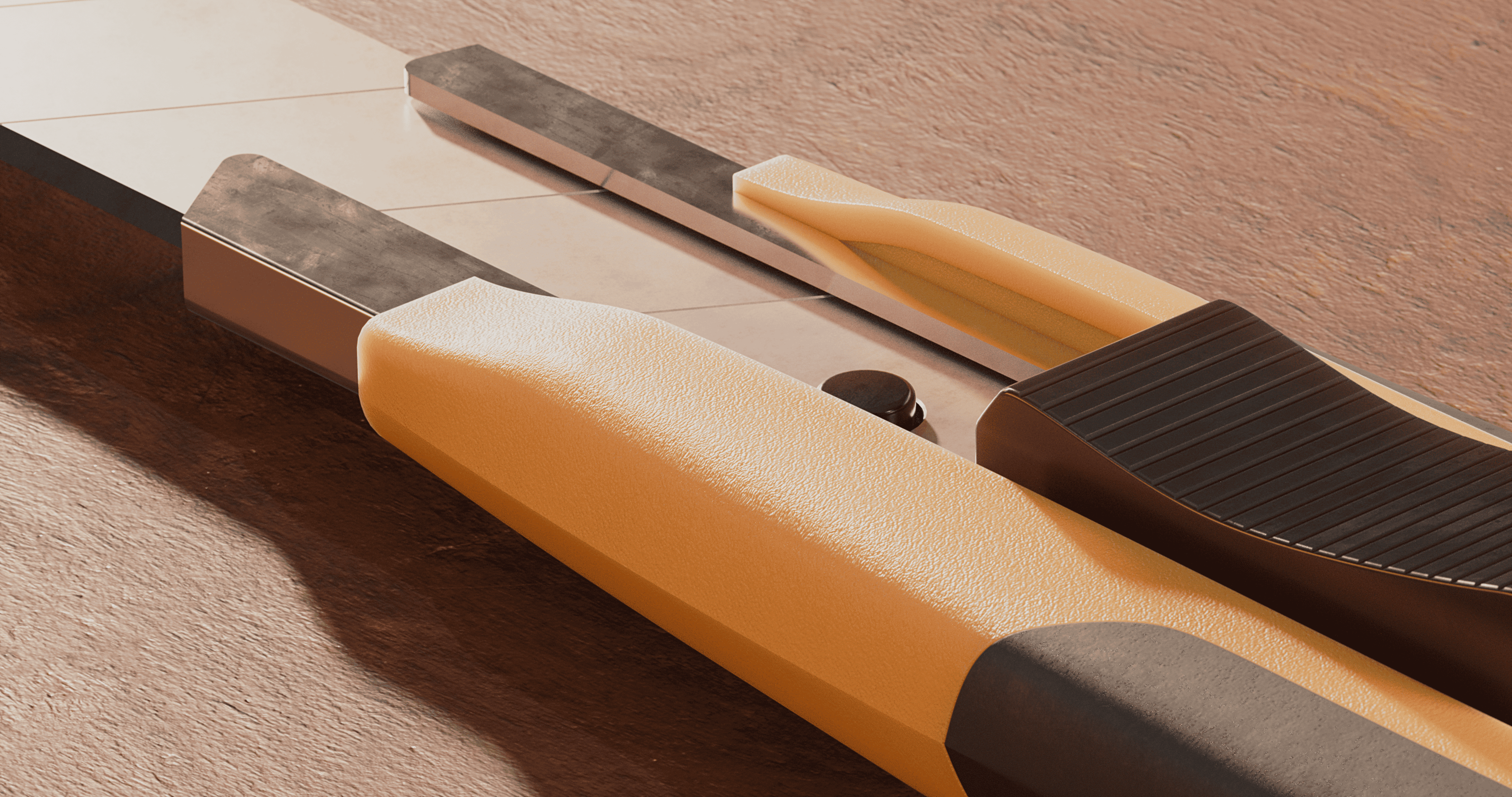 Utility Knife CAD Study | Modeling & CGI Rendering — Изображение №4 — 3D, Промдизайн на Dprofile