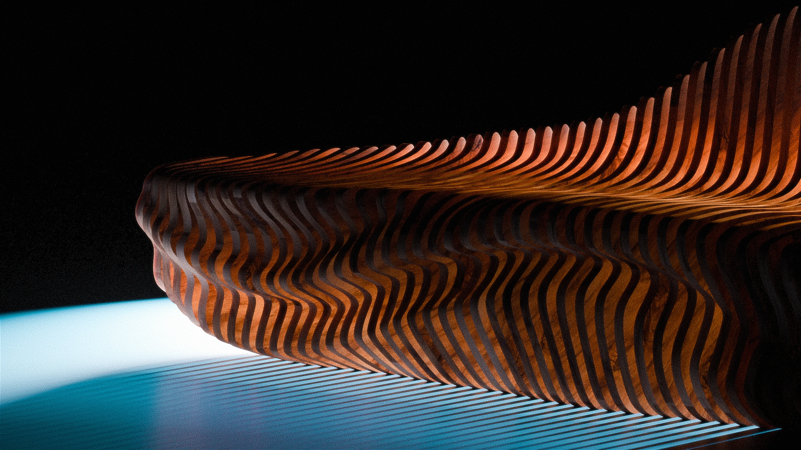 Wooden Bench | CNC Ready & CGI Visualization — Изображение №3 — 3D, Промдизайн на Dprofile