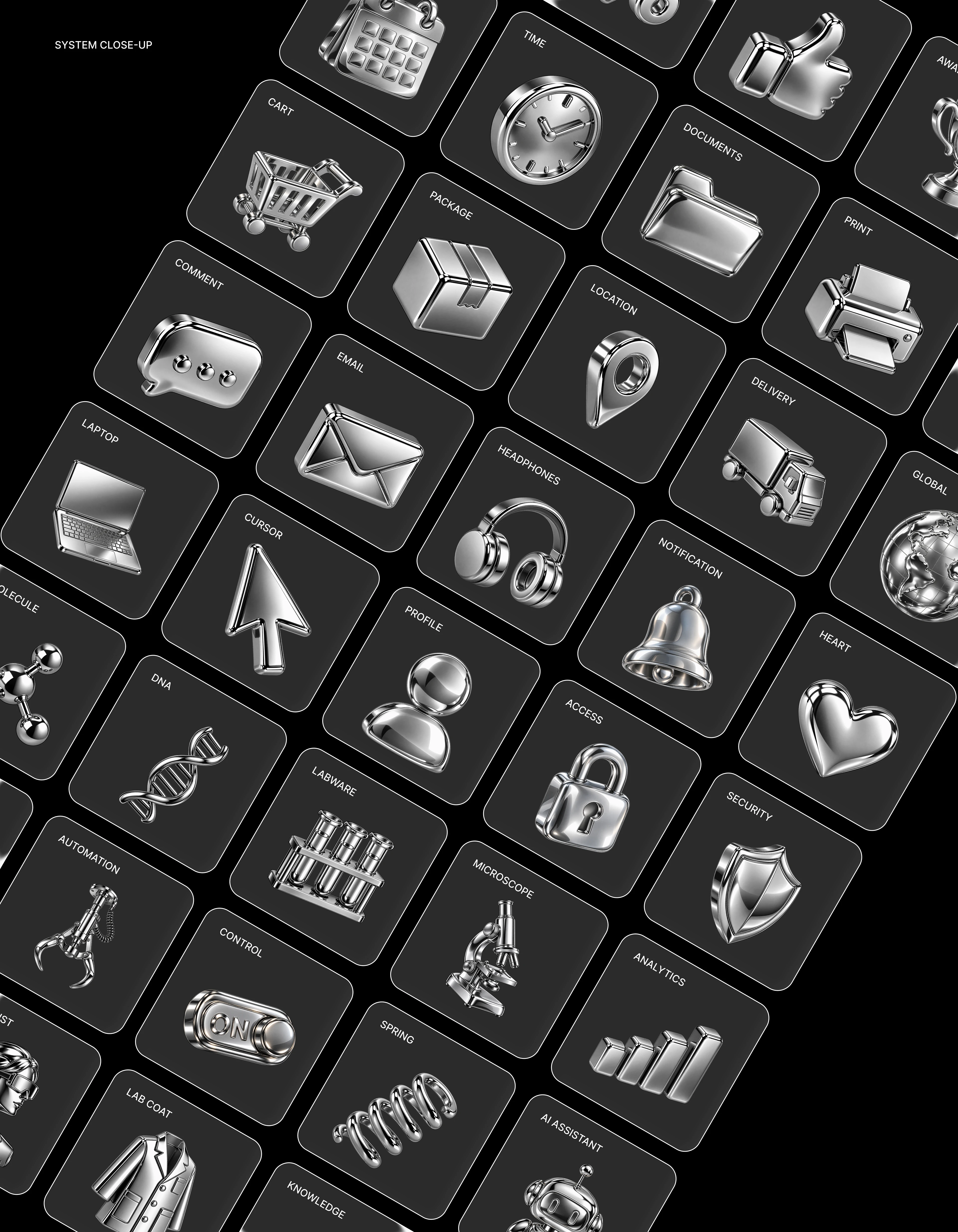 Science & Tech 3D Icon System — Изображение №8 — Графика, 3D на Dprofile