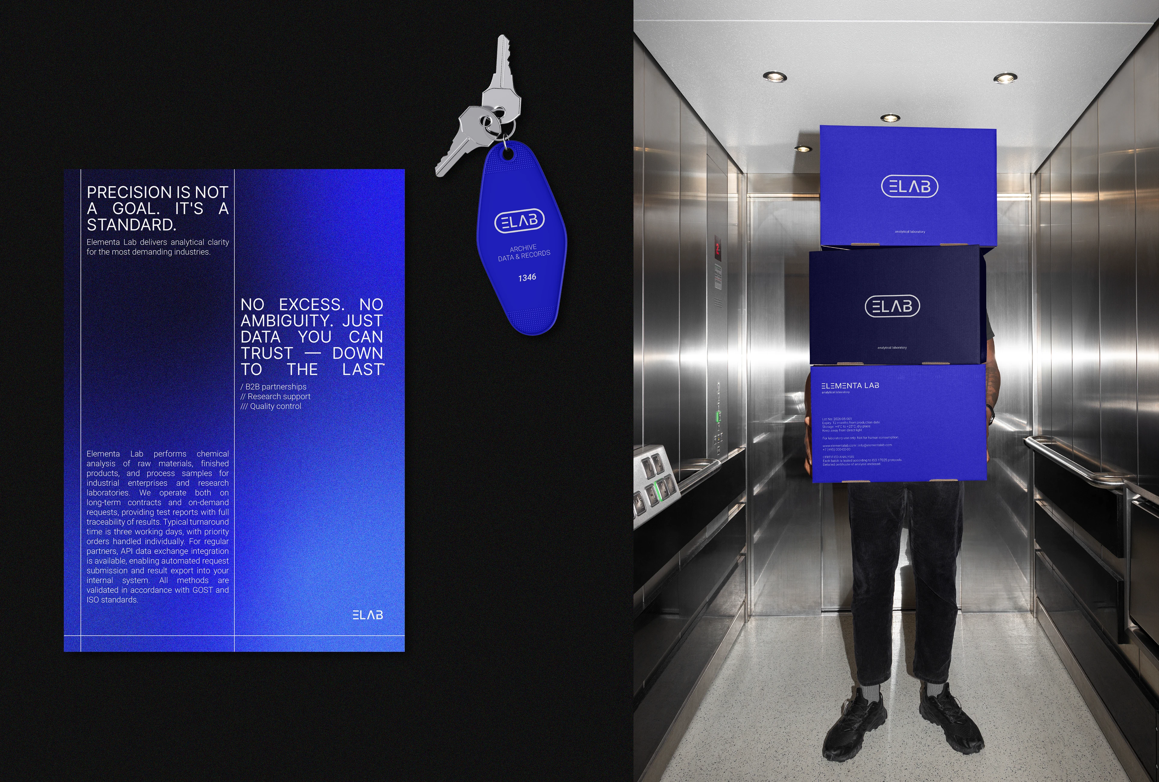 ELAB: Branding for an Analytical Laboratory — Изображение №8 — Брендинг на Dprofile
