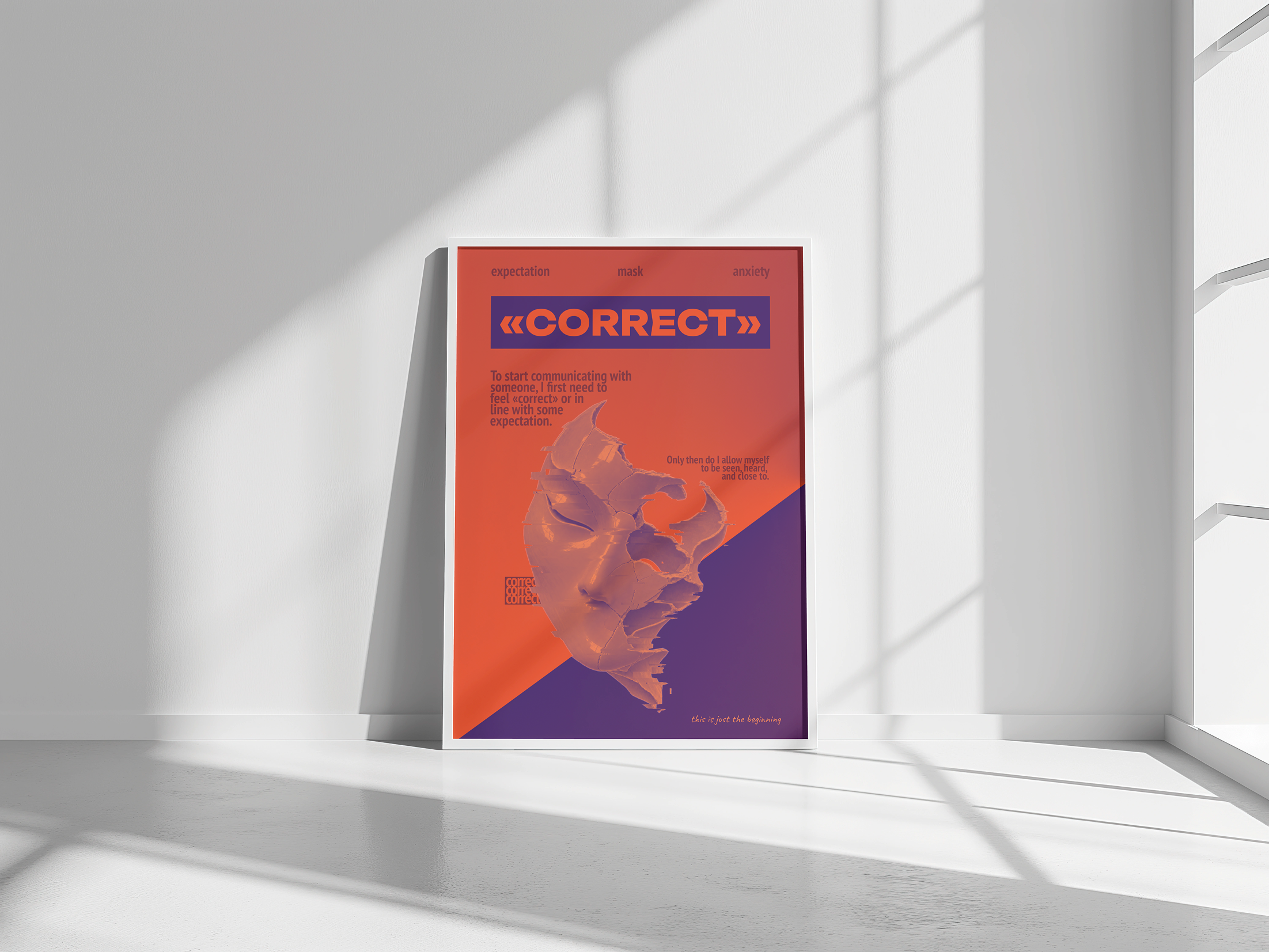 «Correct» — Psychological Poster Design — Изображение №3 — Графика на Dprofile