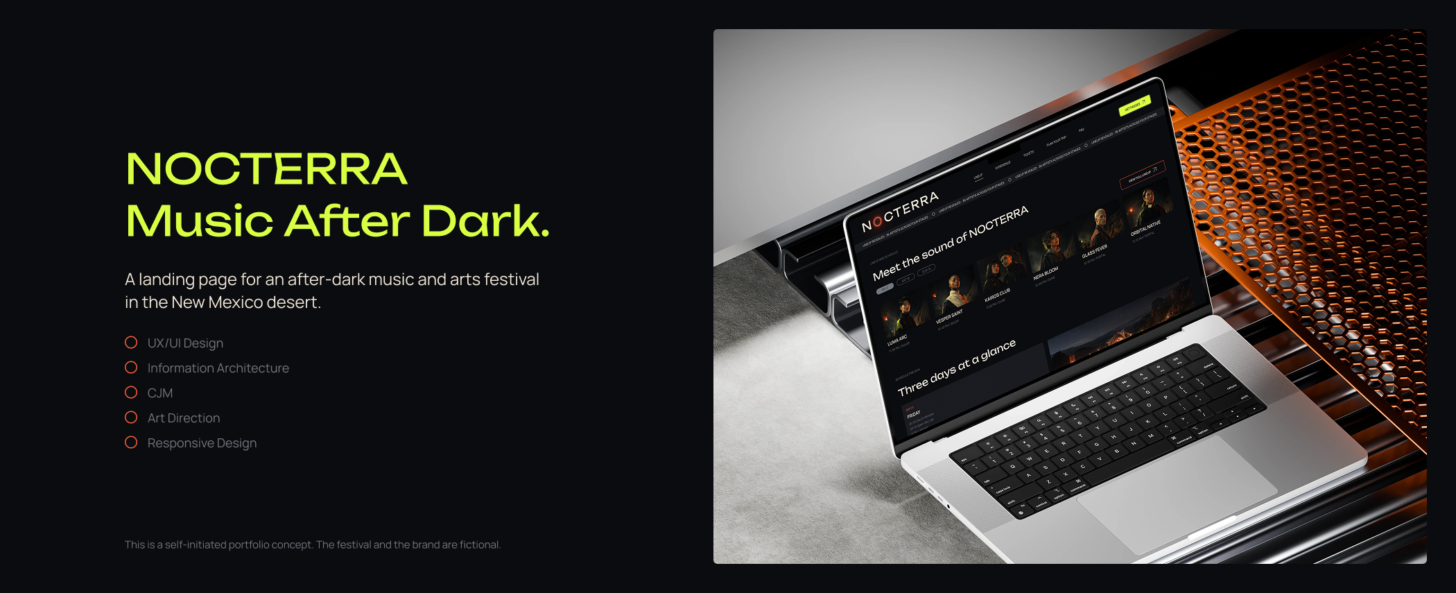 Landing page for a music festival — Изображение №2 — Интерфейсы на Dprofile